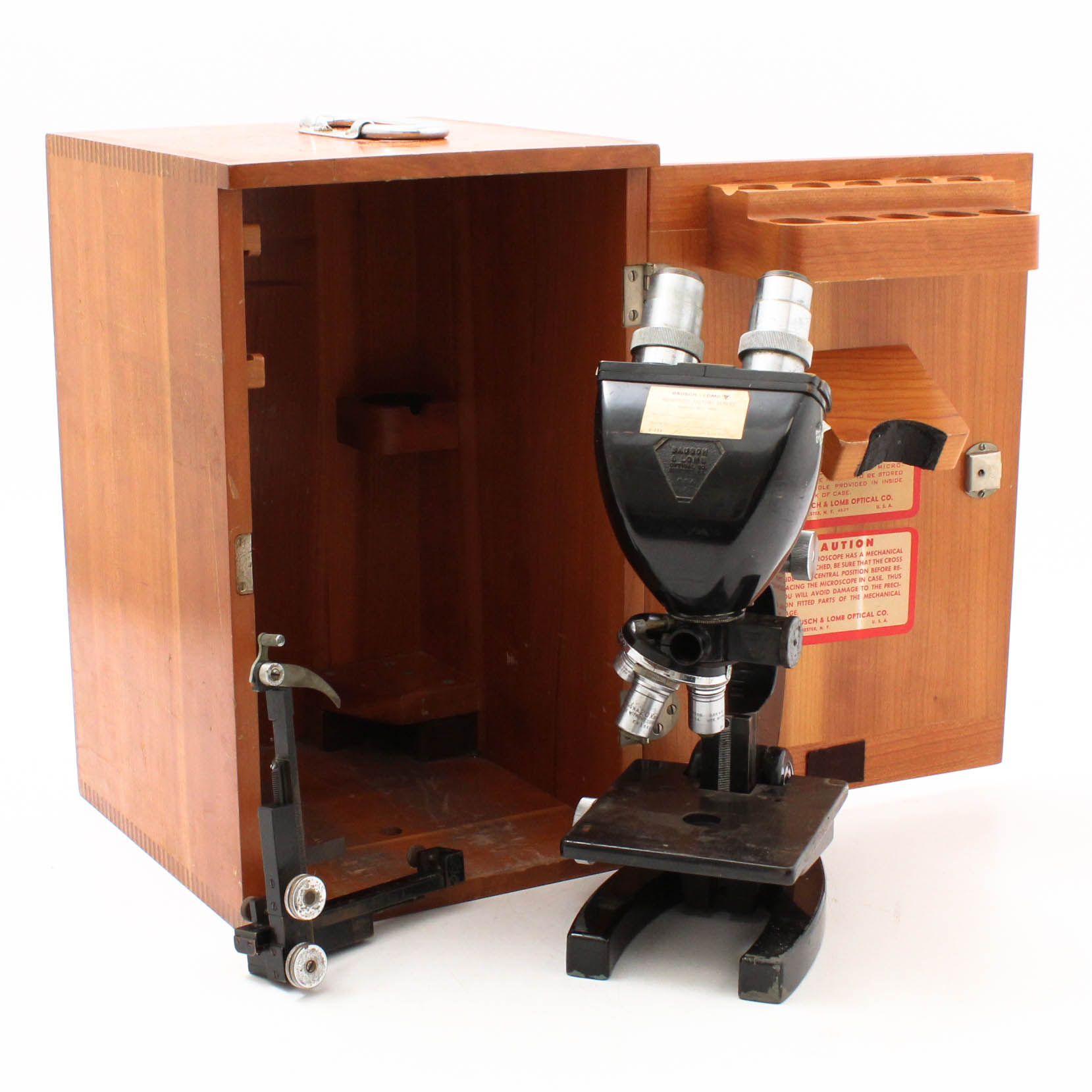 Vintage Bausch and Lomb Microscope