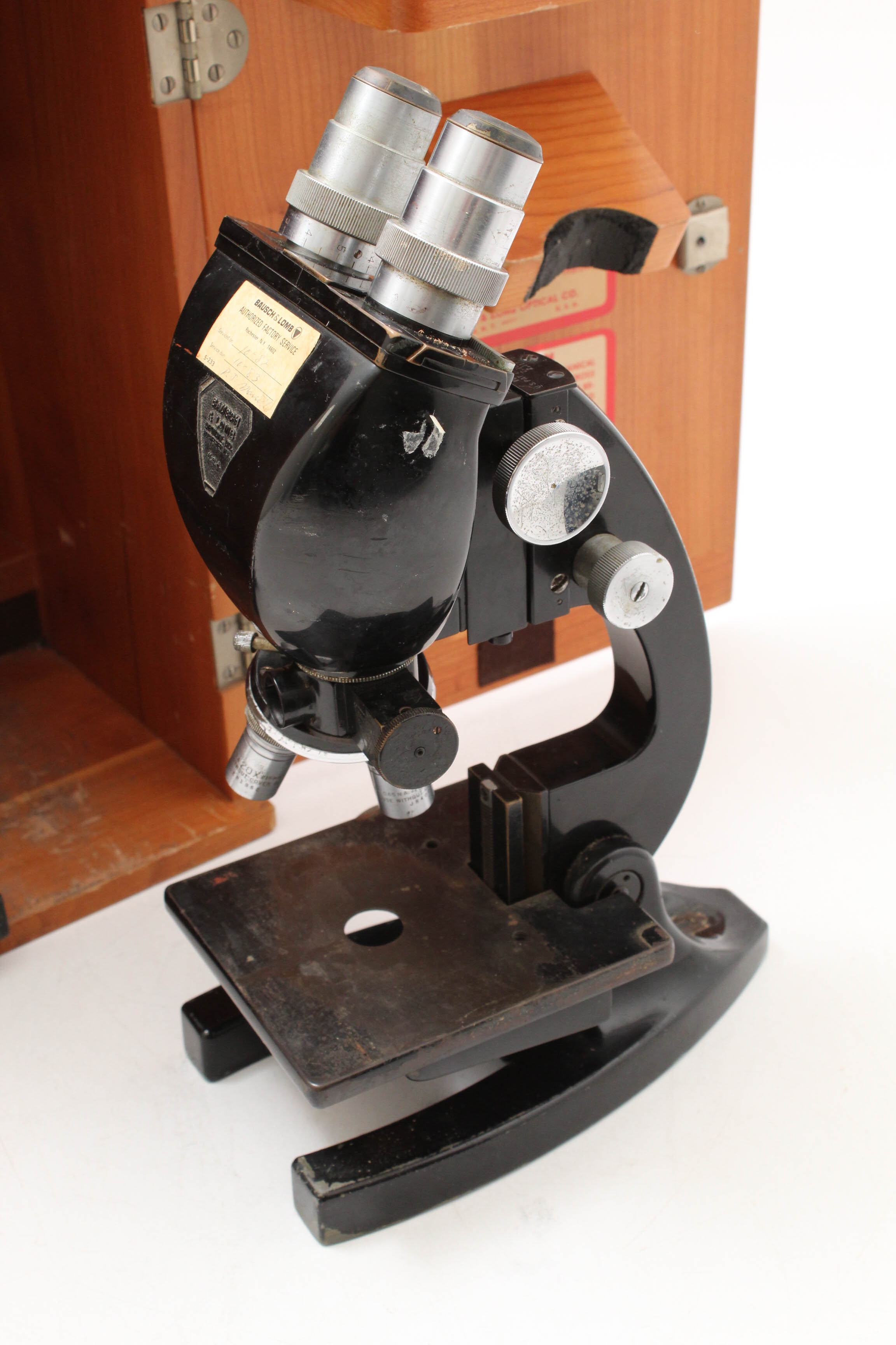 Vintage Bausch and Lomb Microscope