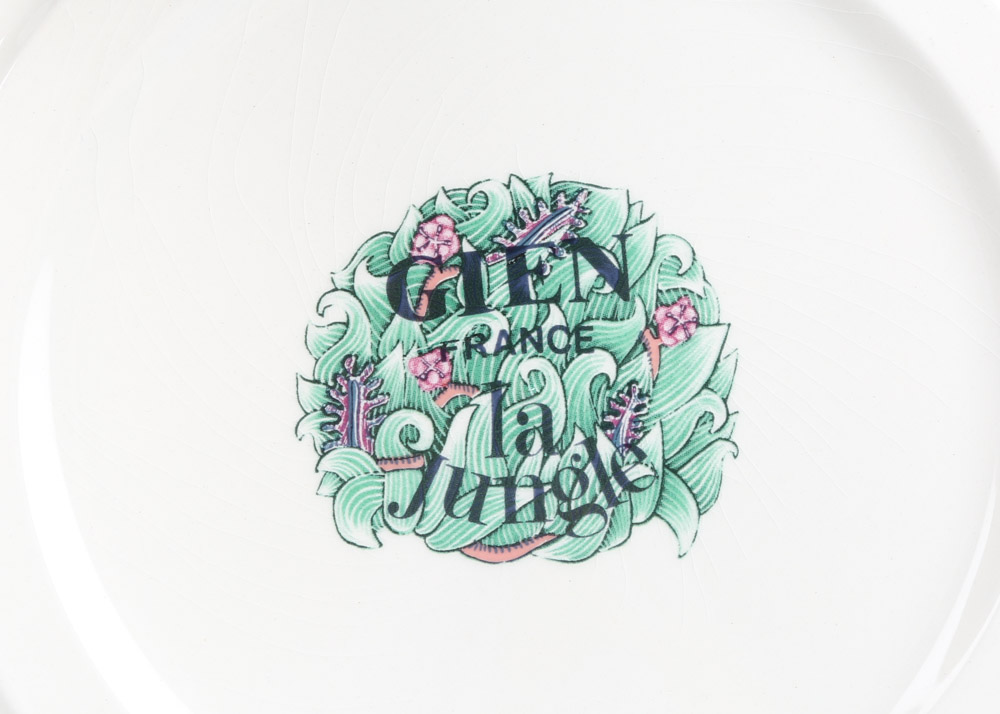 Gien "La Jungle" Dinner Plates
