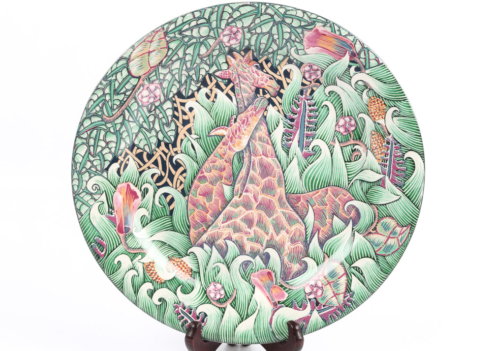 Gien "La Jungle" Dinner Plates