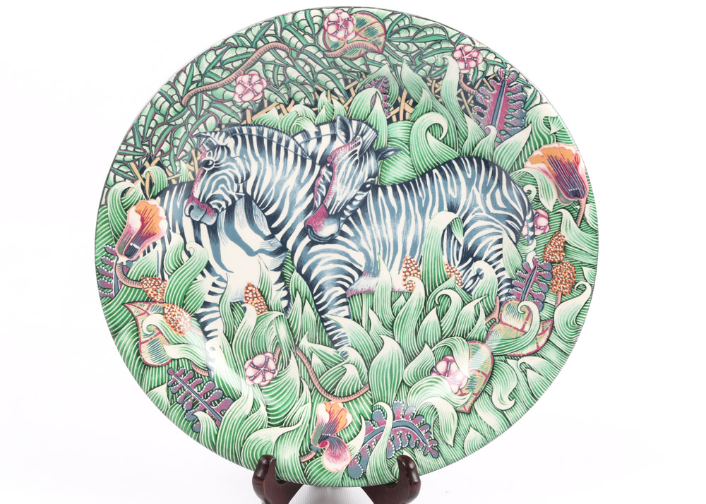 Gien "La Jungle" Dinner Plates