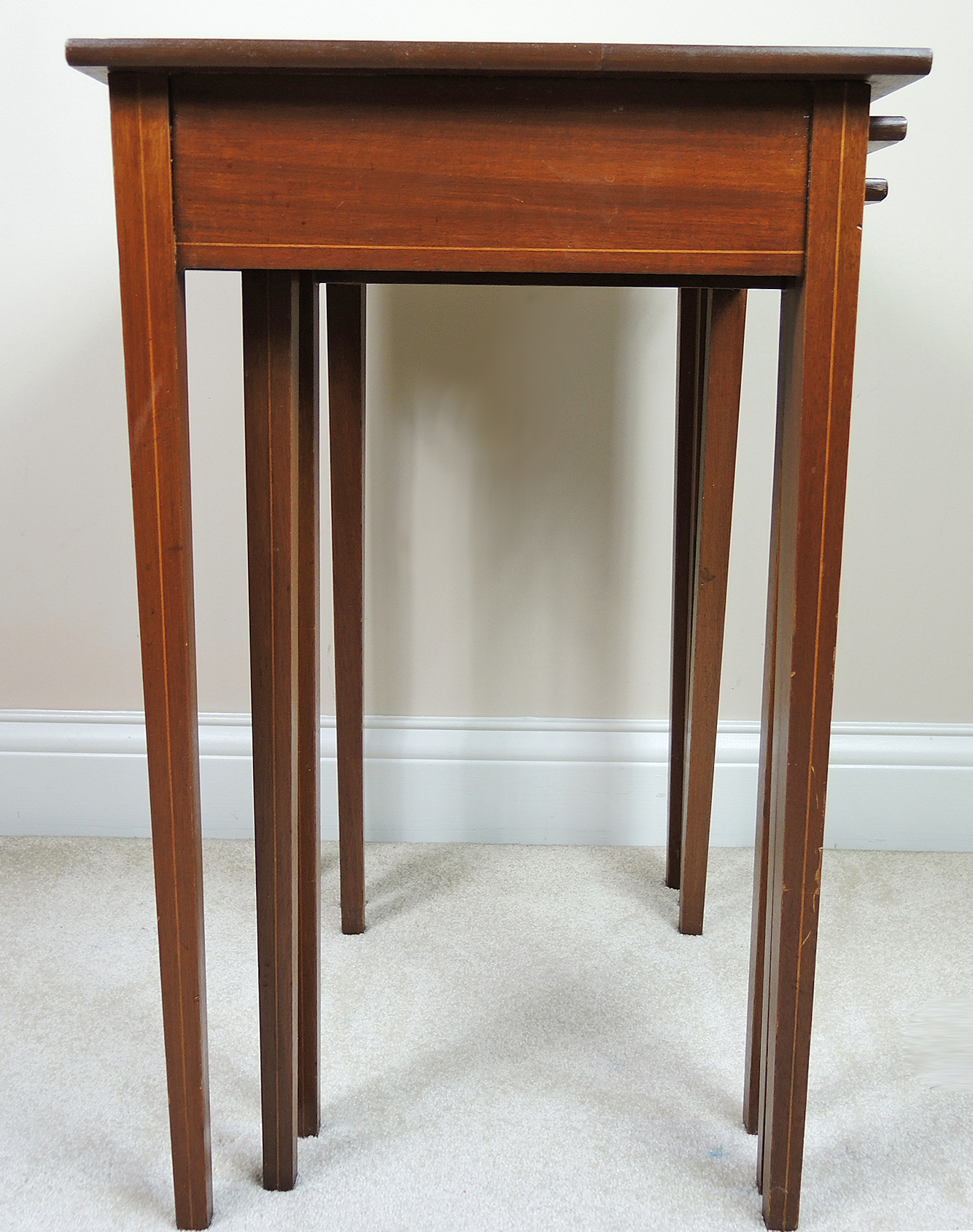 Wood Inlay Nesting Tables