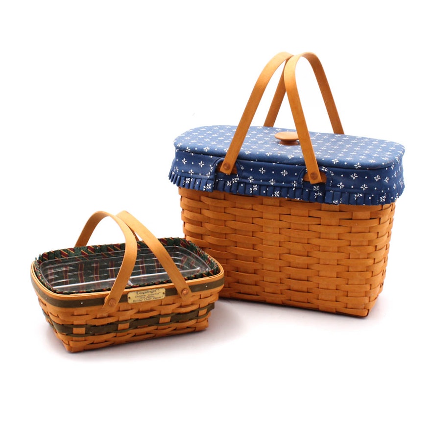 Longaberger Baskets Including 1996 "Holiday Cheer"