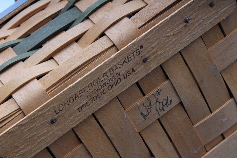 Longaberger Baskets Including 1996 "Holiday Cheer"