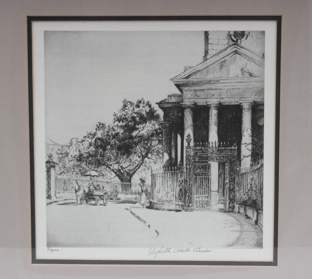 Elizabeth O'Neill Verner Etching