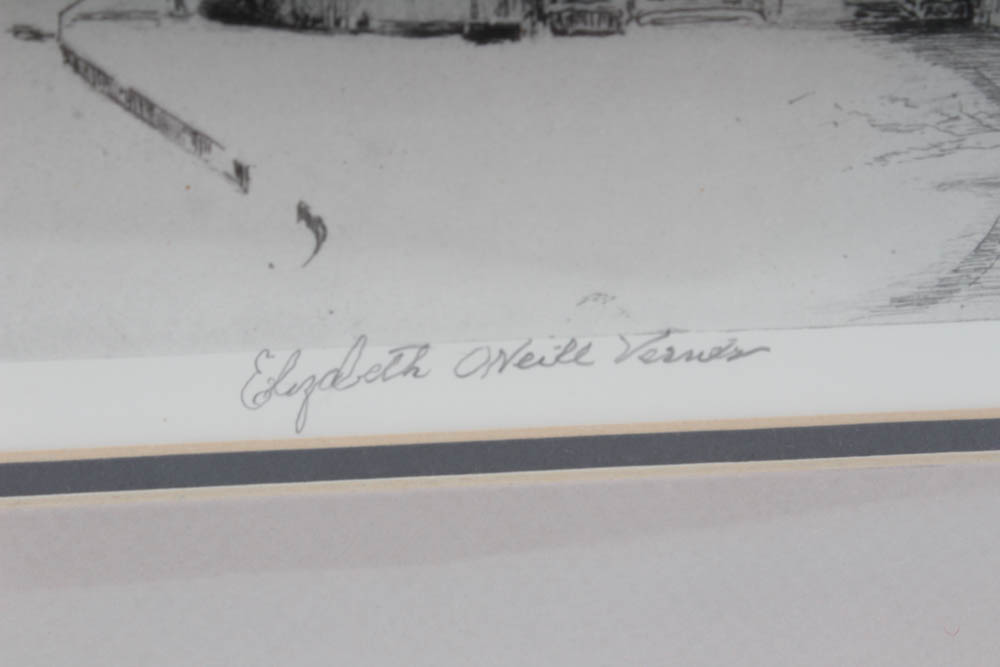 Elizabeth O'Neill Verner Etching