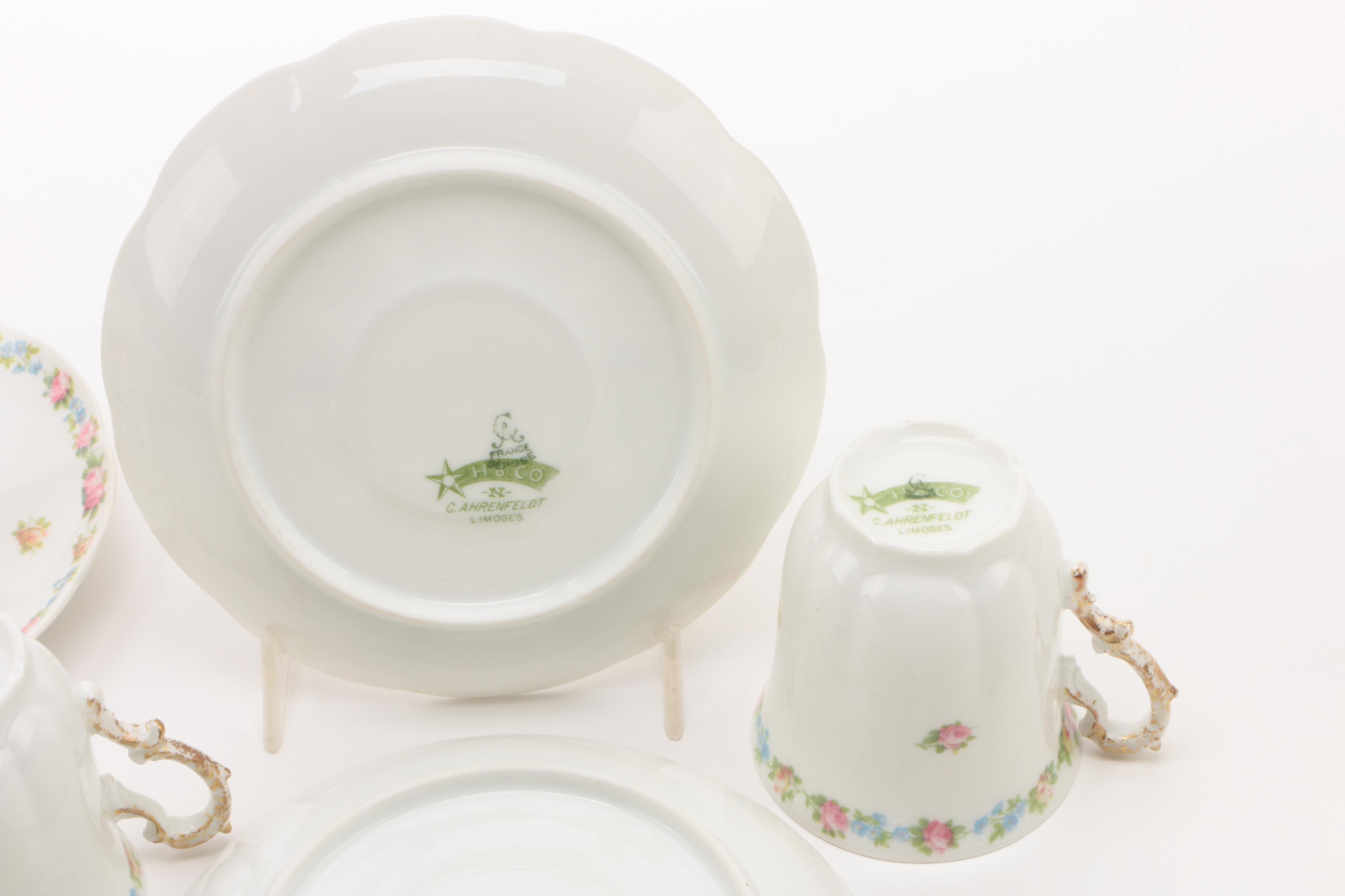 Porcelain Tea Service and Other Serveware featuring C. Ahrenfeldt
