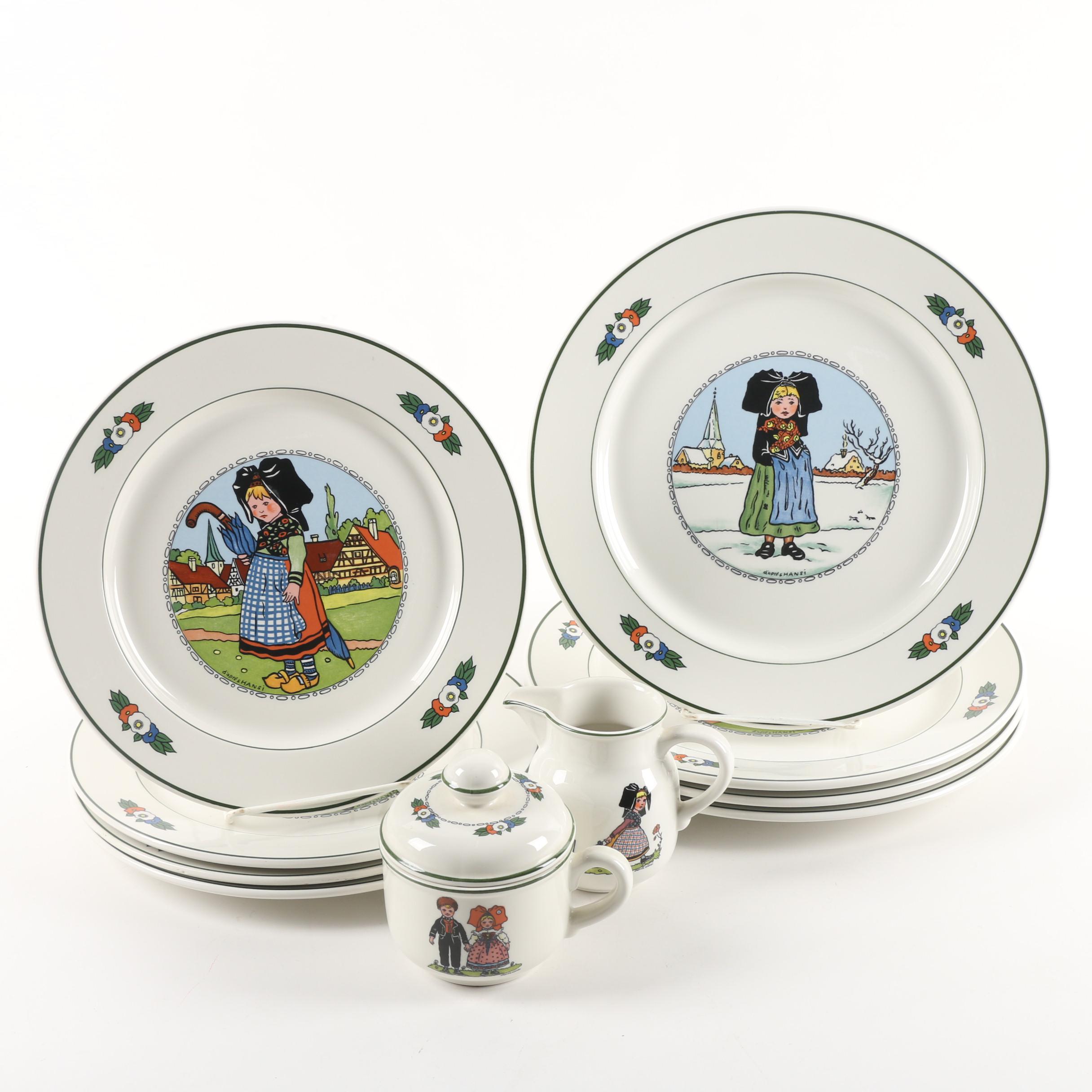 Villeroy & Boch "Hansi d'Alsace" Dinnerware c. 1983-98