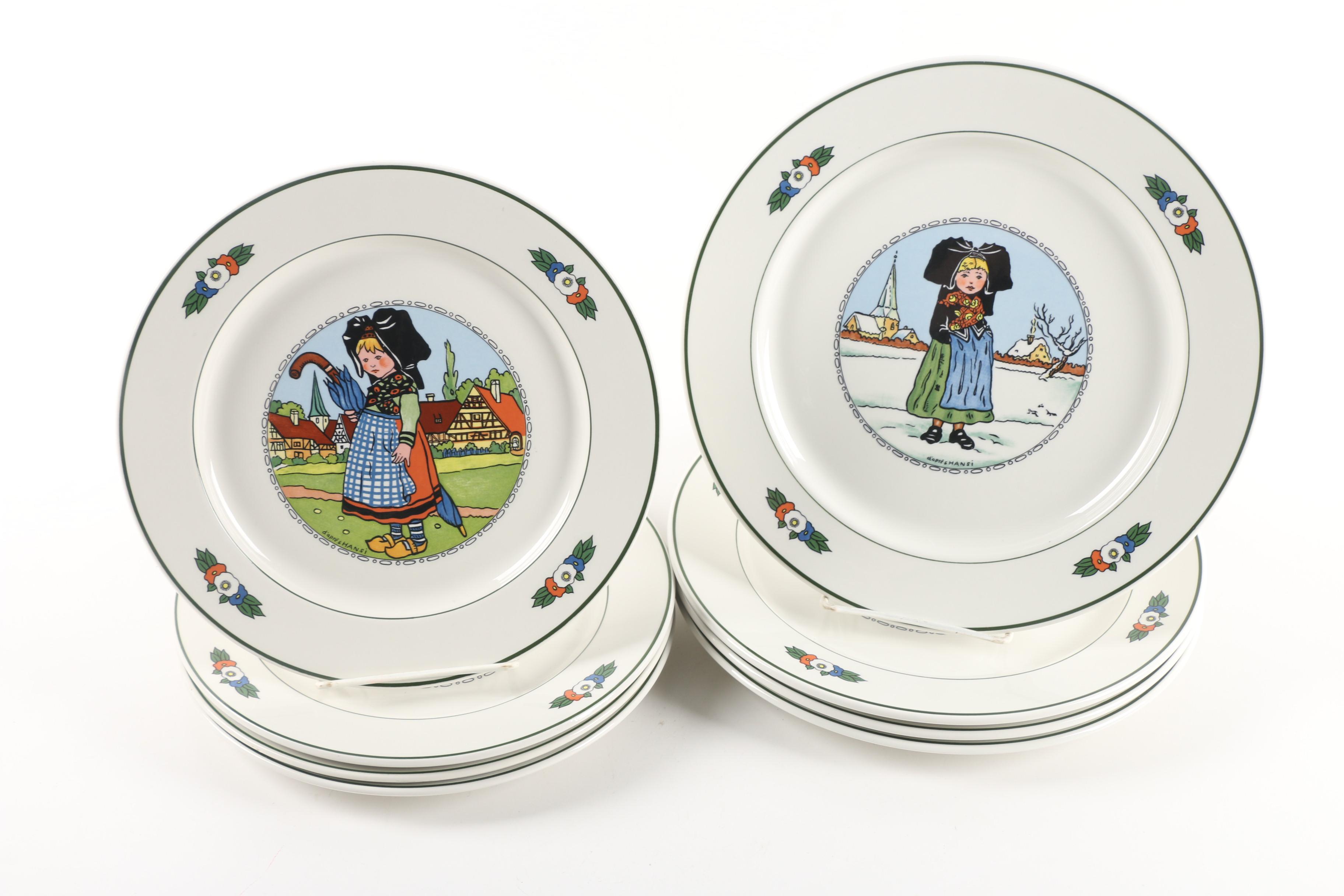 Villeroy & Boch "Hansi d'Alsace" Dinnerware c. 1983-98