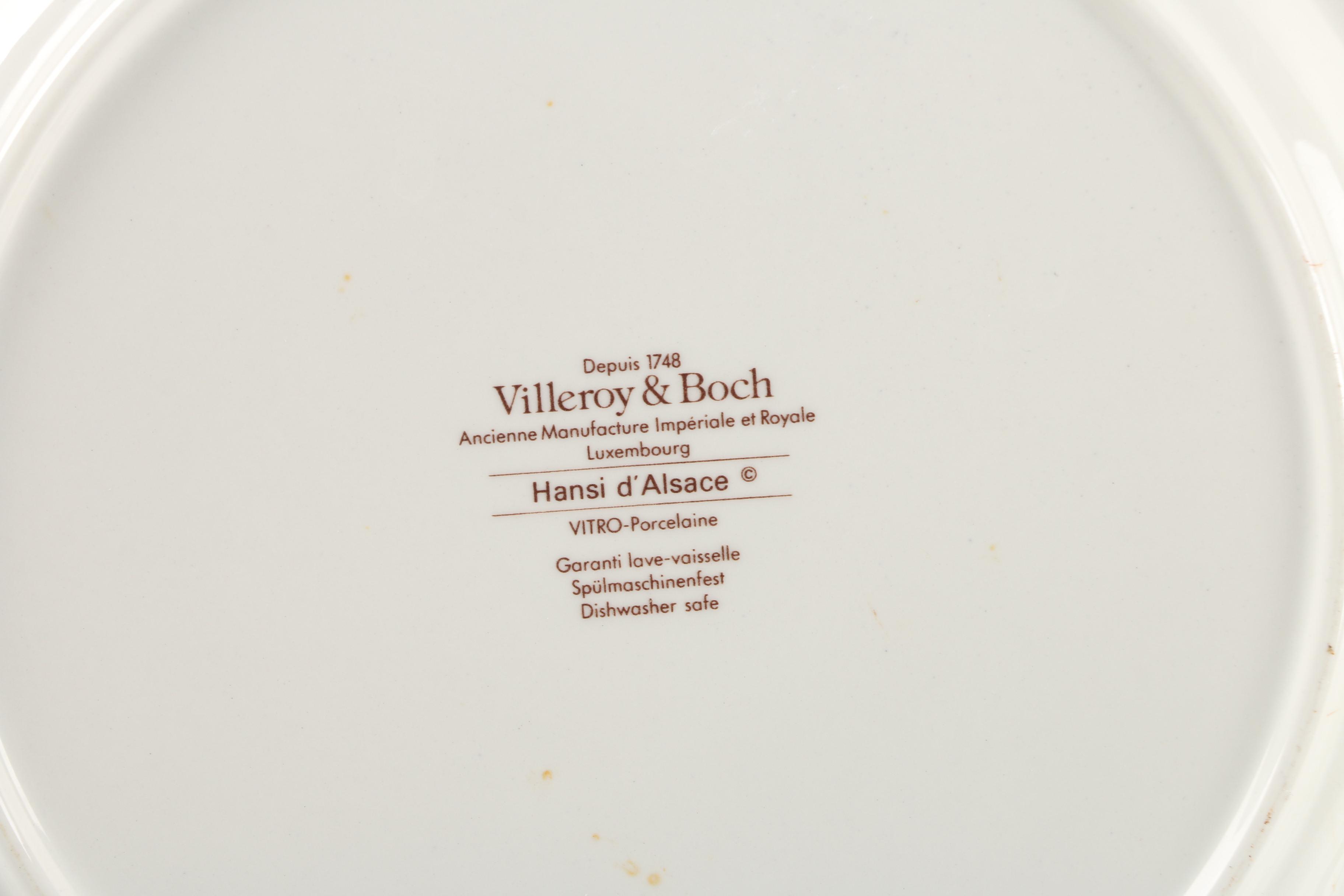 Villeroy & Boch "Hansi d'Alsace" Dinnerware c. 1983-98
