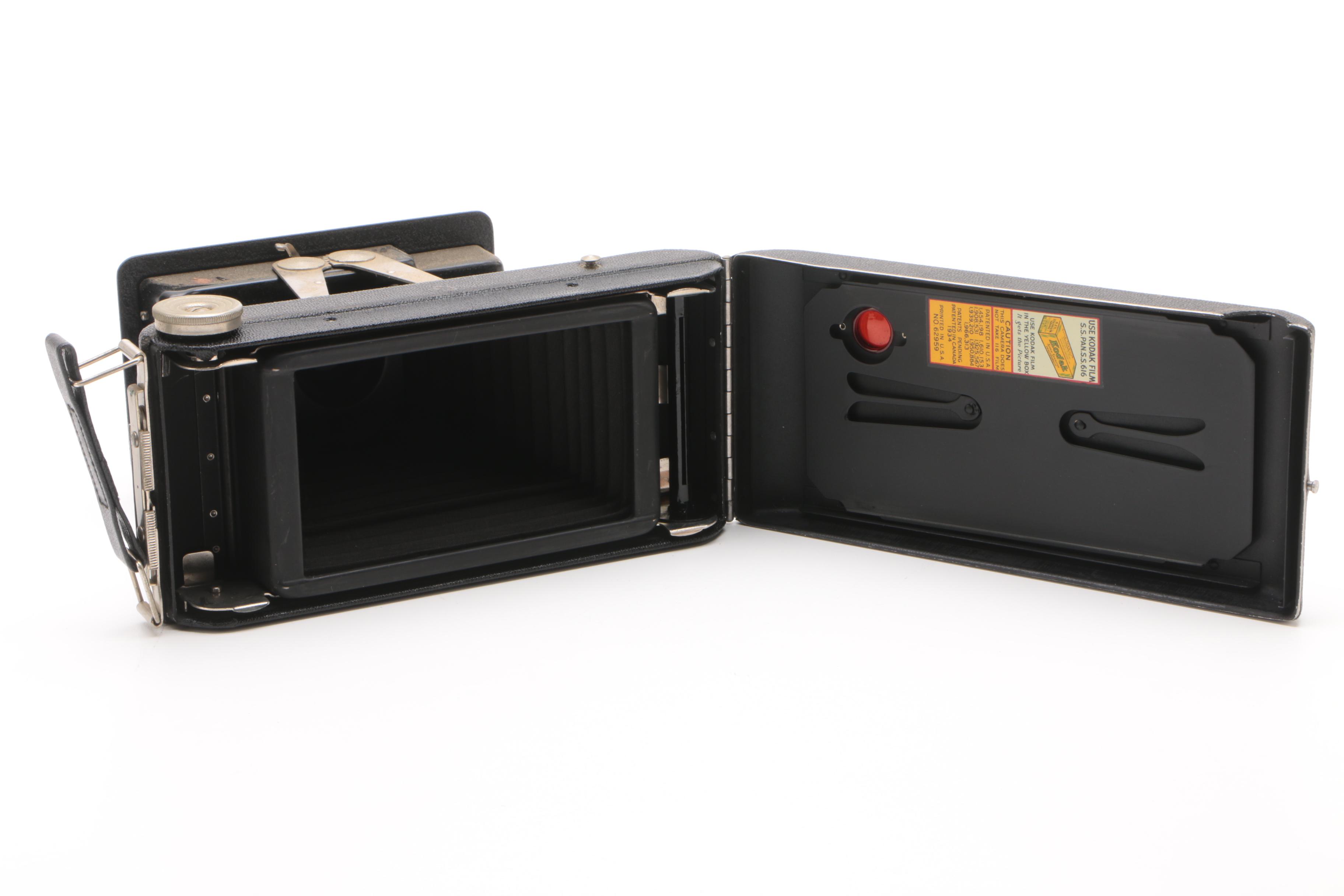 C. 1930s Kodak 16mm Enlarger Film Camera, Kodak Studio Scale and Diana-F Camera