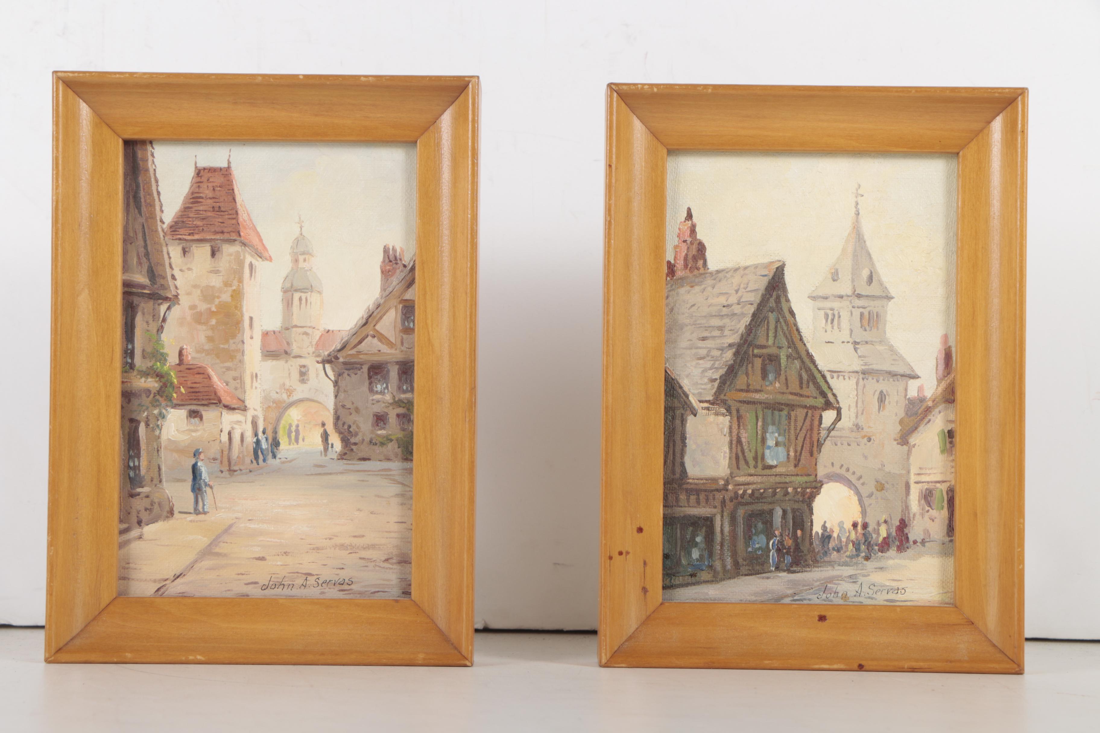 John A. Servas Oil Paintings