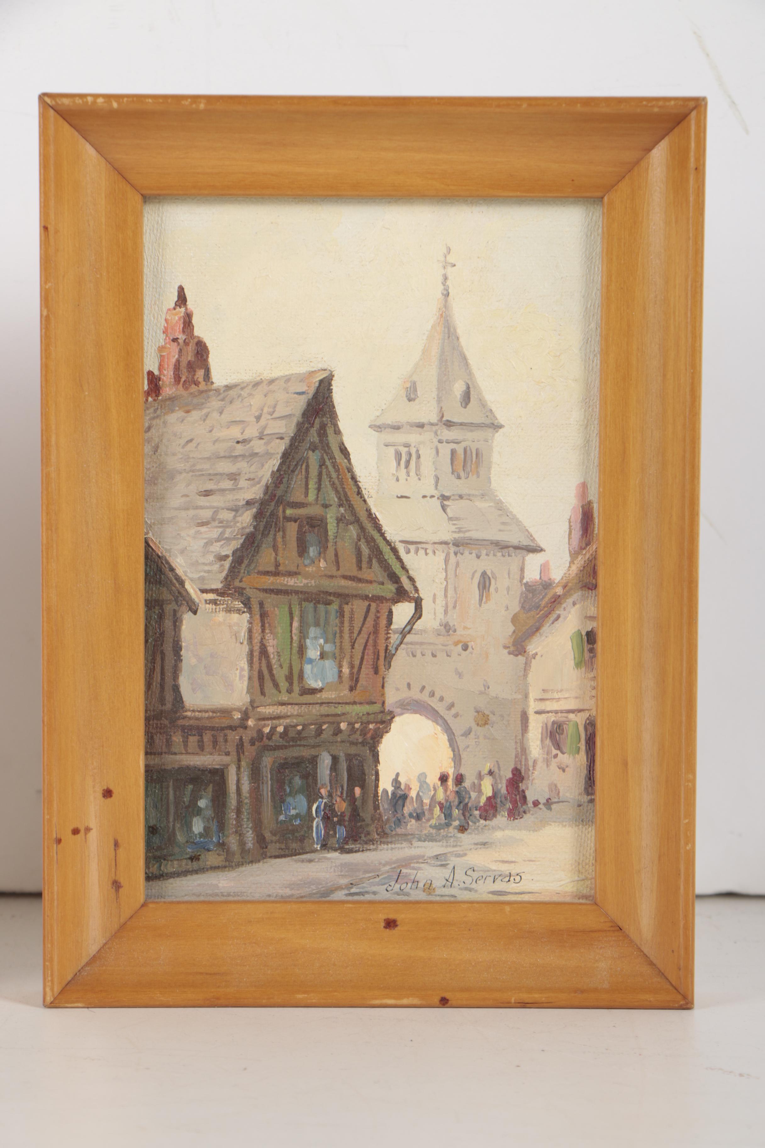 John A. Servas Oil Paintings