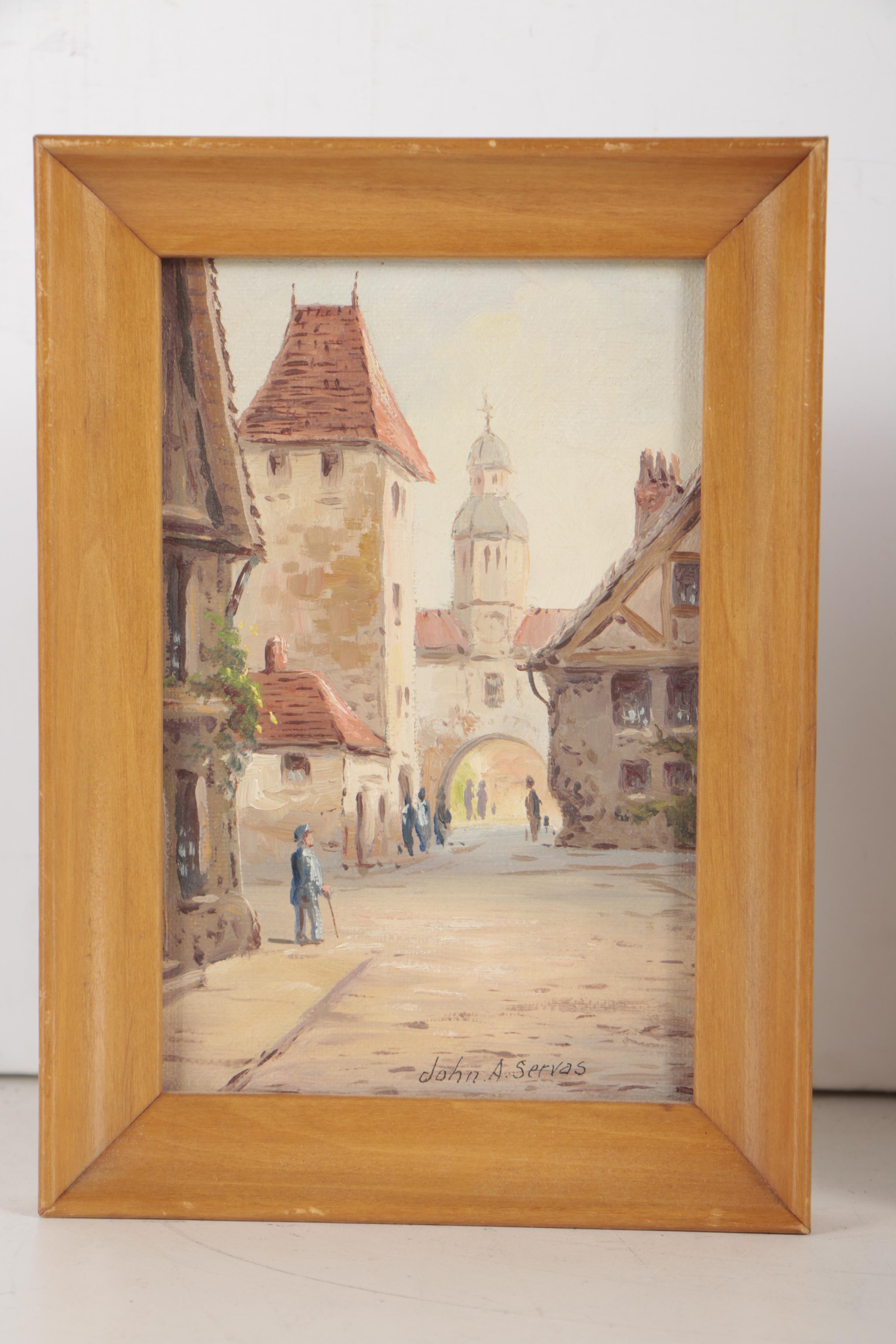 John A. Servas Oil Paintings