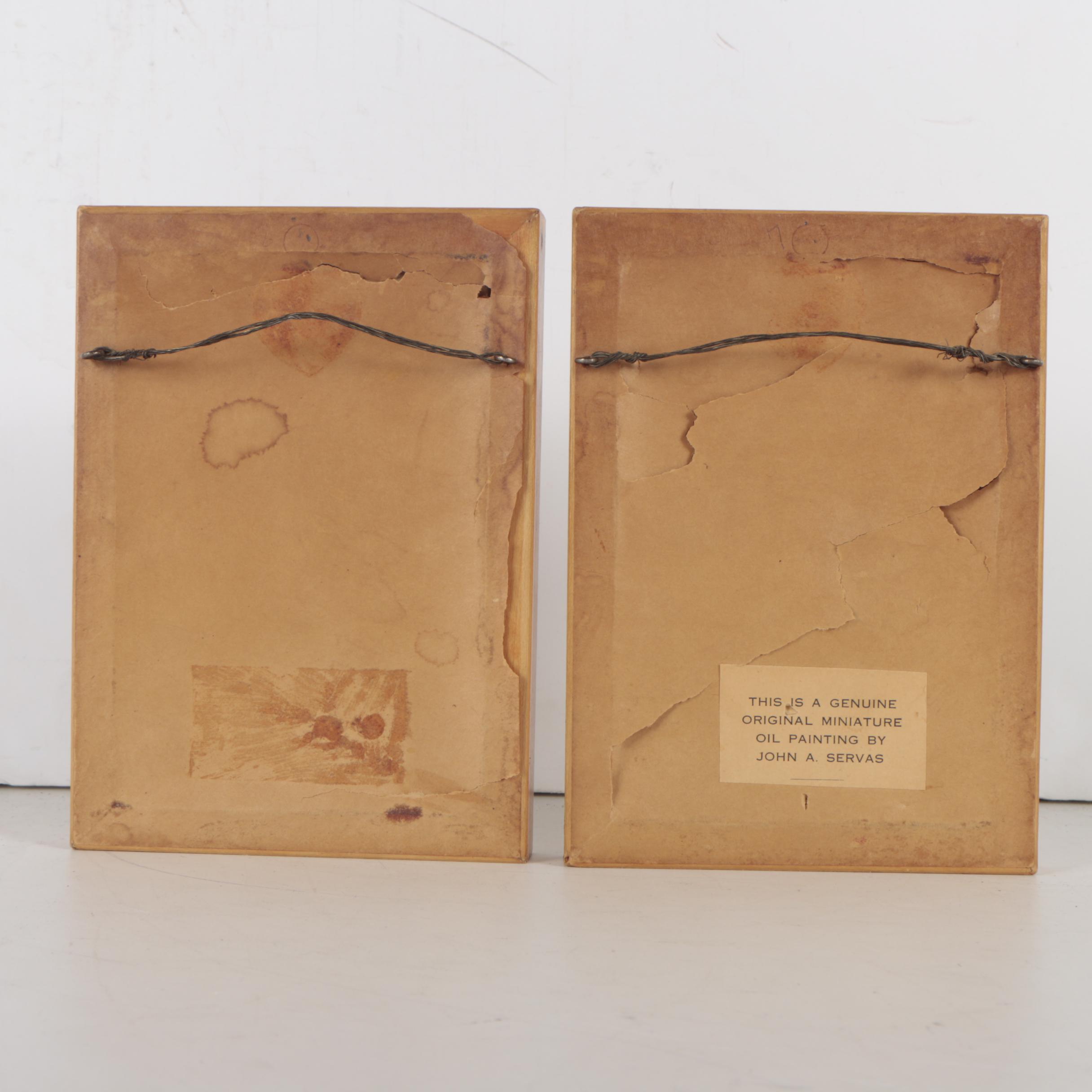 John A. Servas Oil Paintings