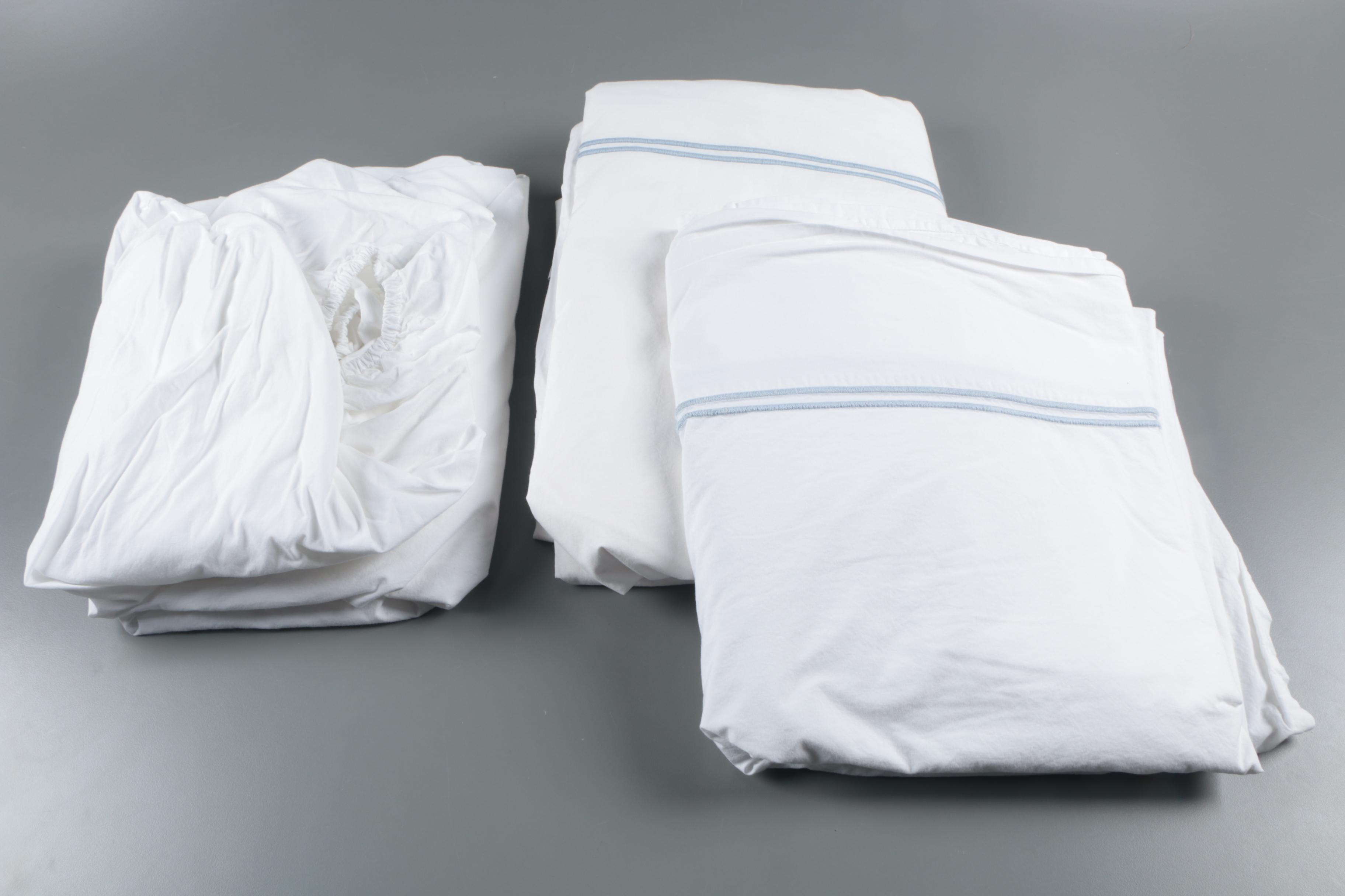 Restoration Hardware Full Size Duvet Cover and Sheet Set