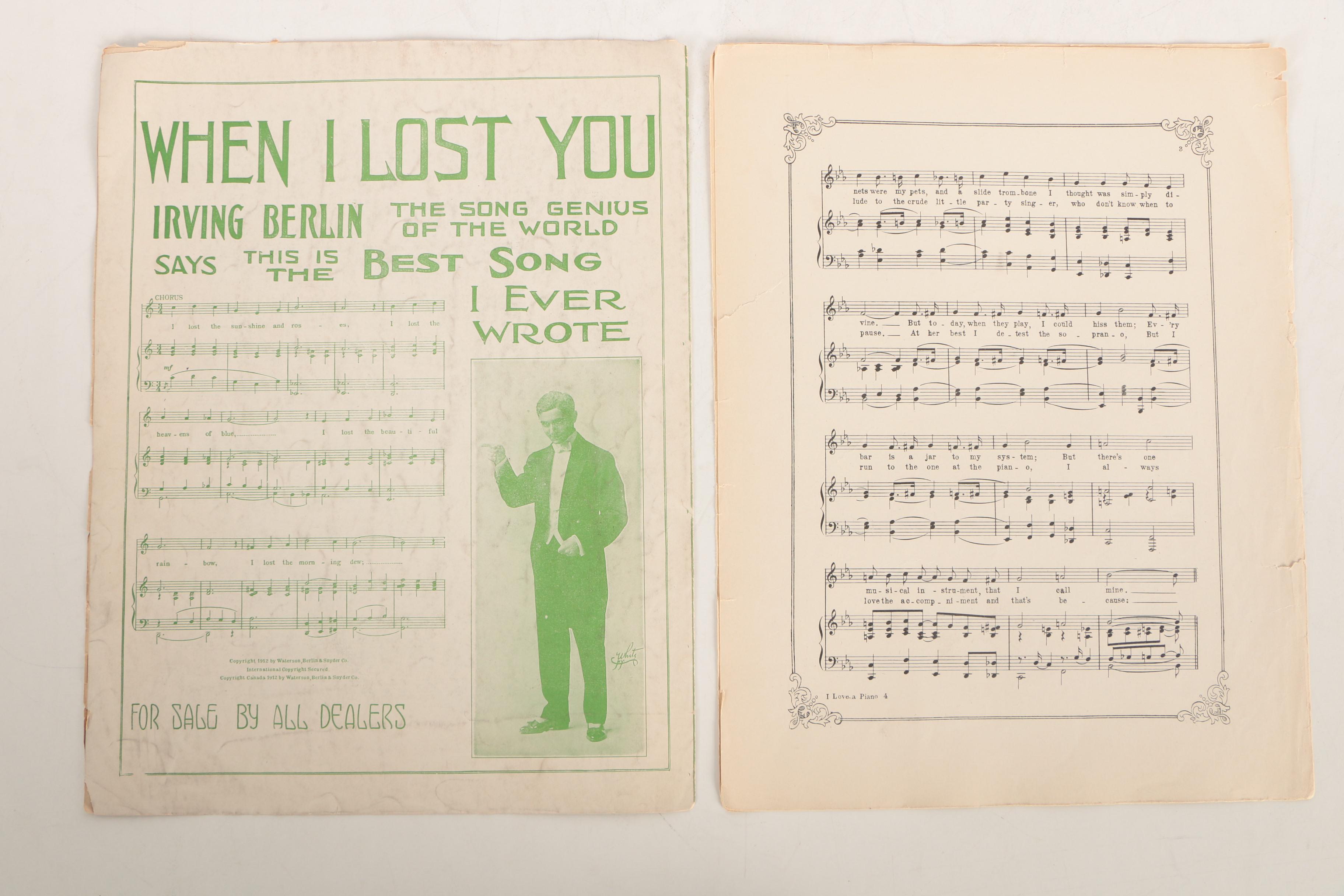Irving Berlin Sheet Music