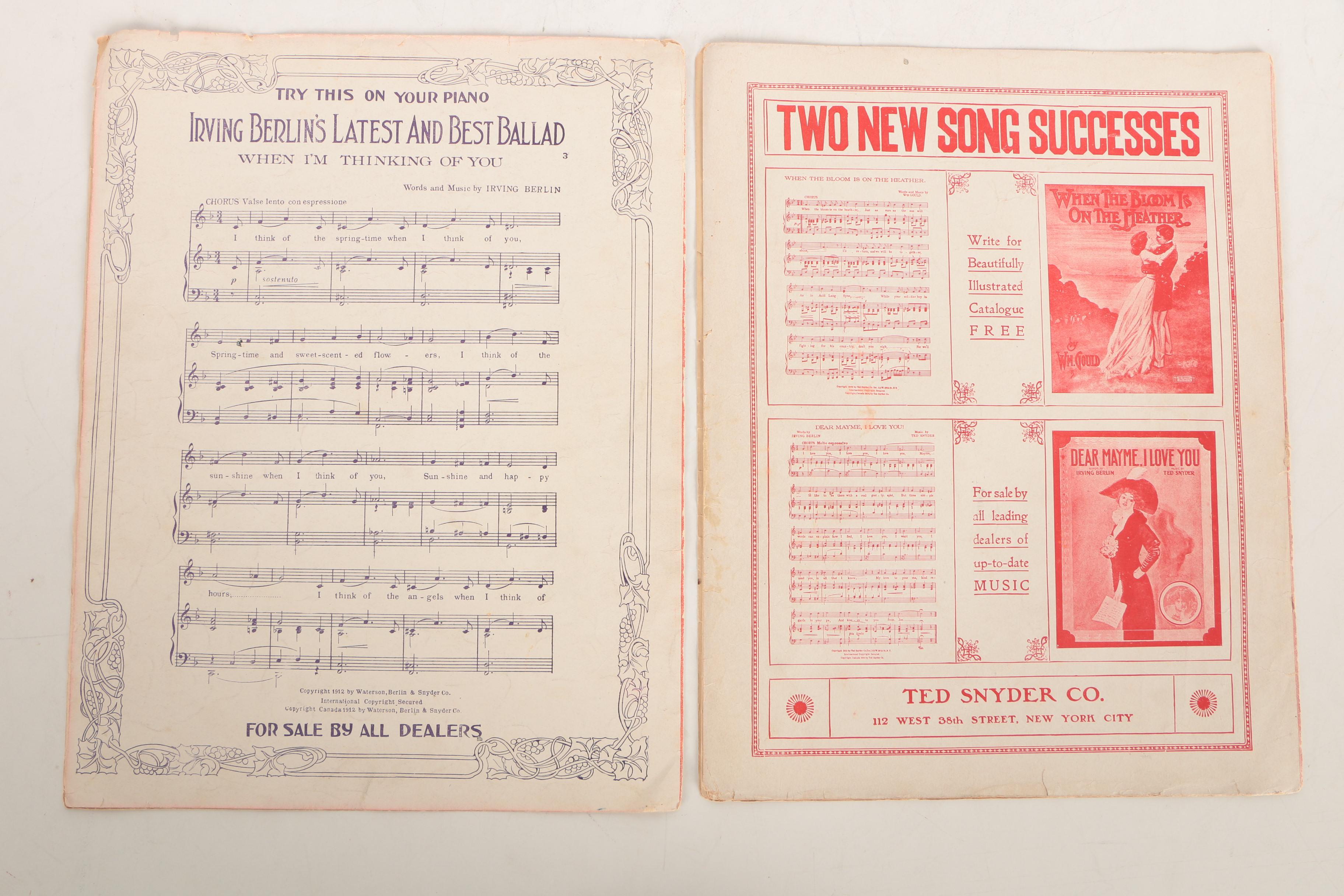 Irving Berlin Sheet Music