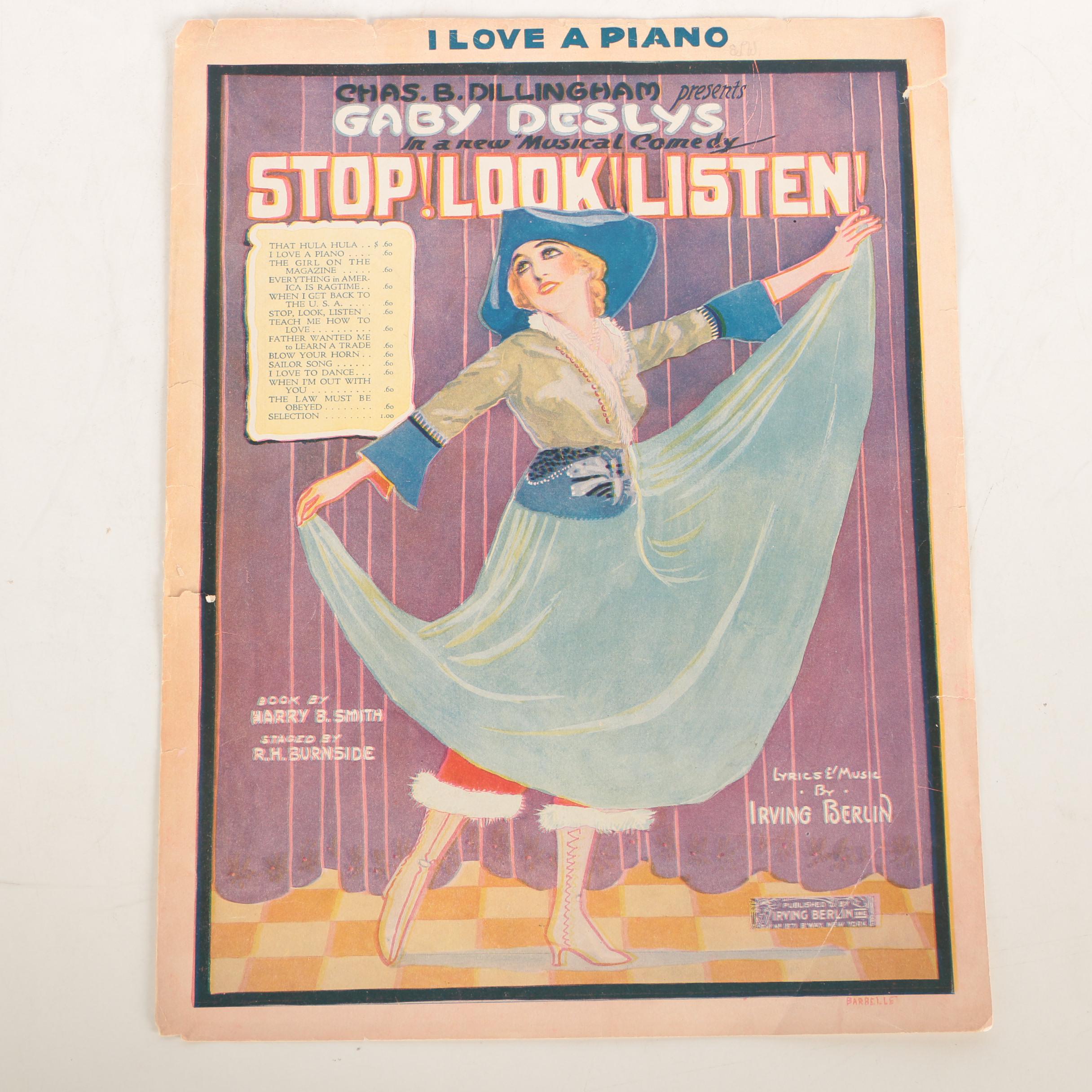 Irving Berlin Sheet Music