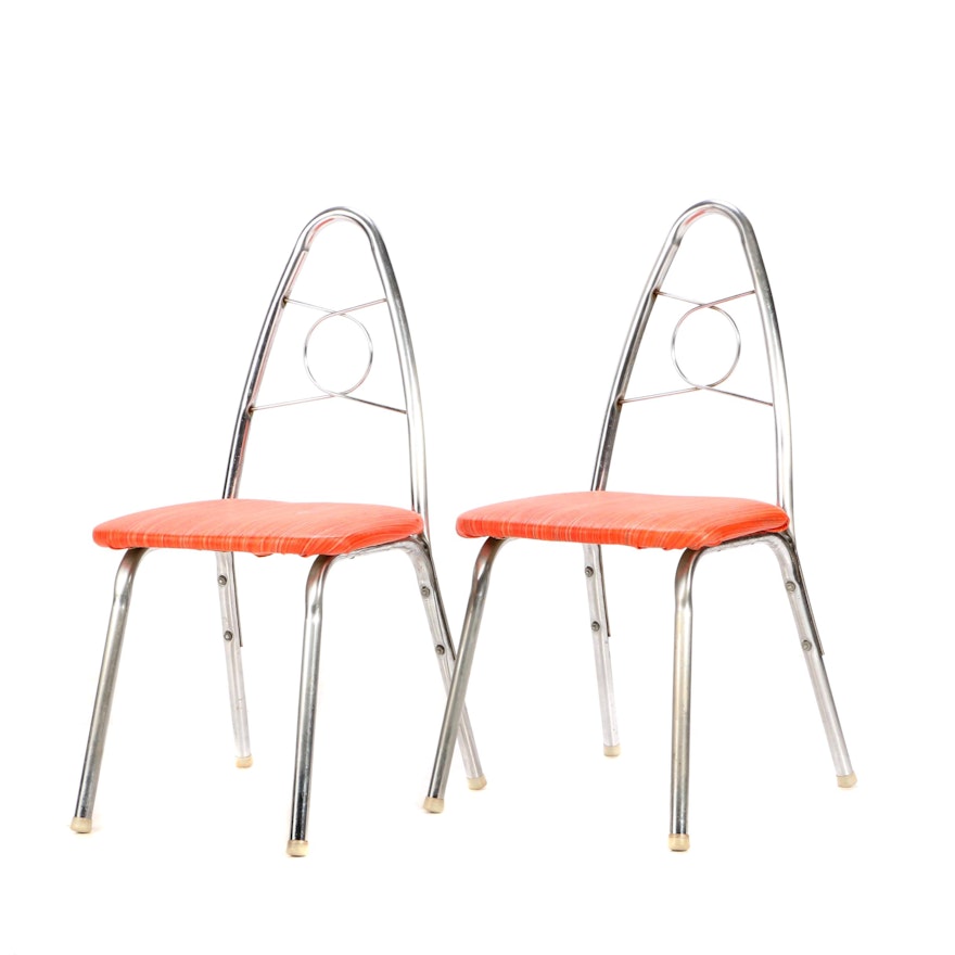 Pair of Mid Century Modern Children's Chairs