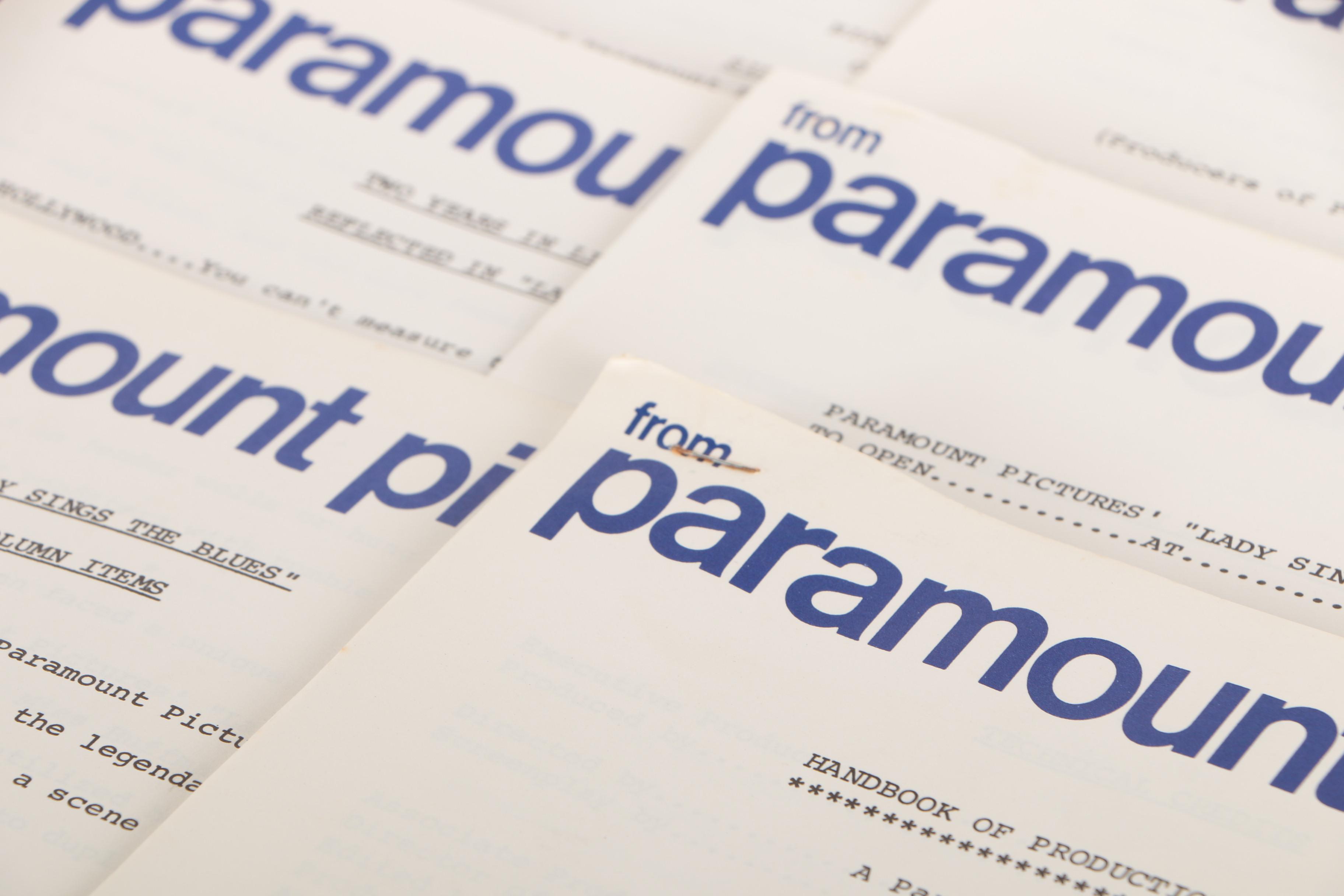 Diana Ross in "Lady Sings the Blues" Ephemera