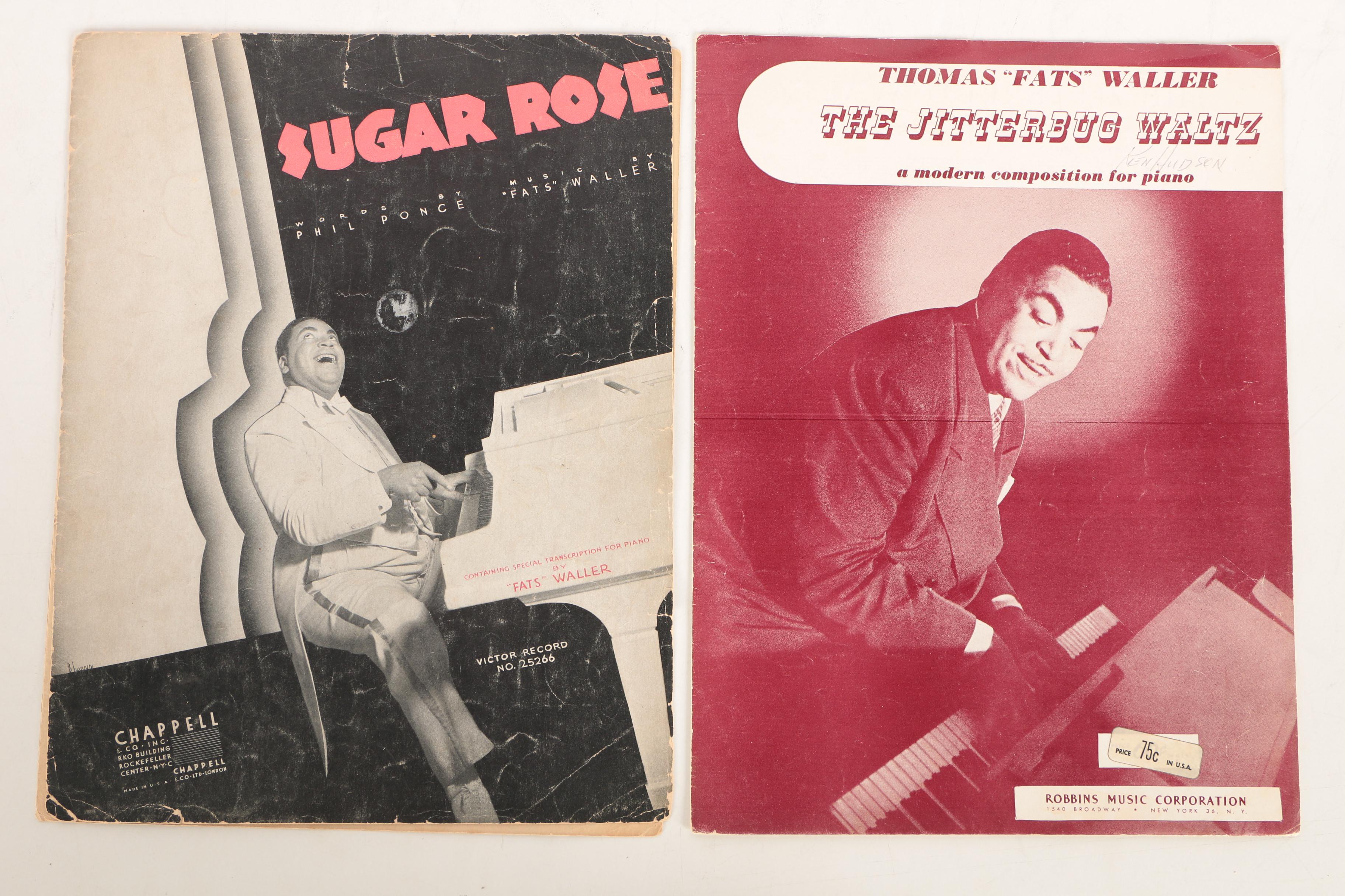 Vintage Thomas "Fats" Waller Sheet Music