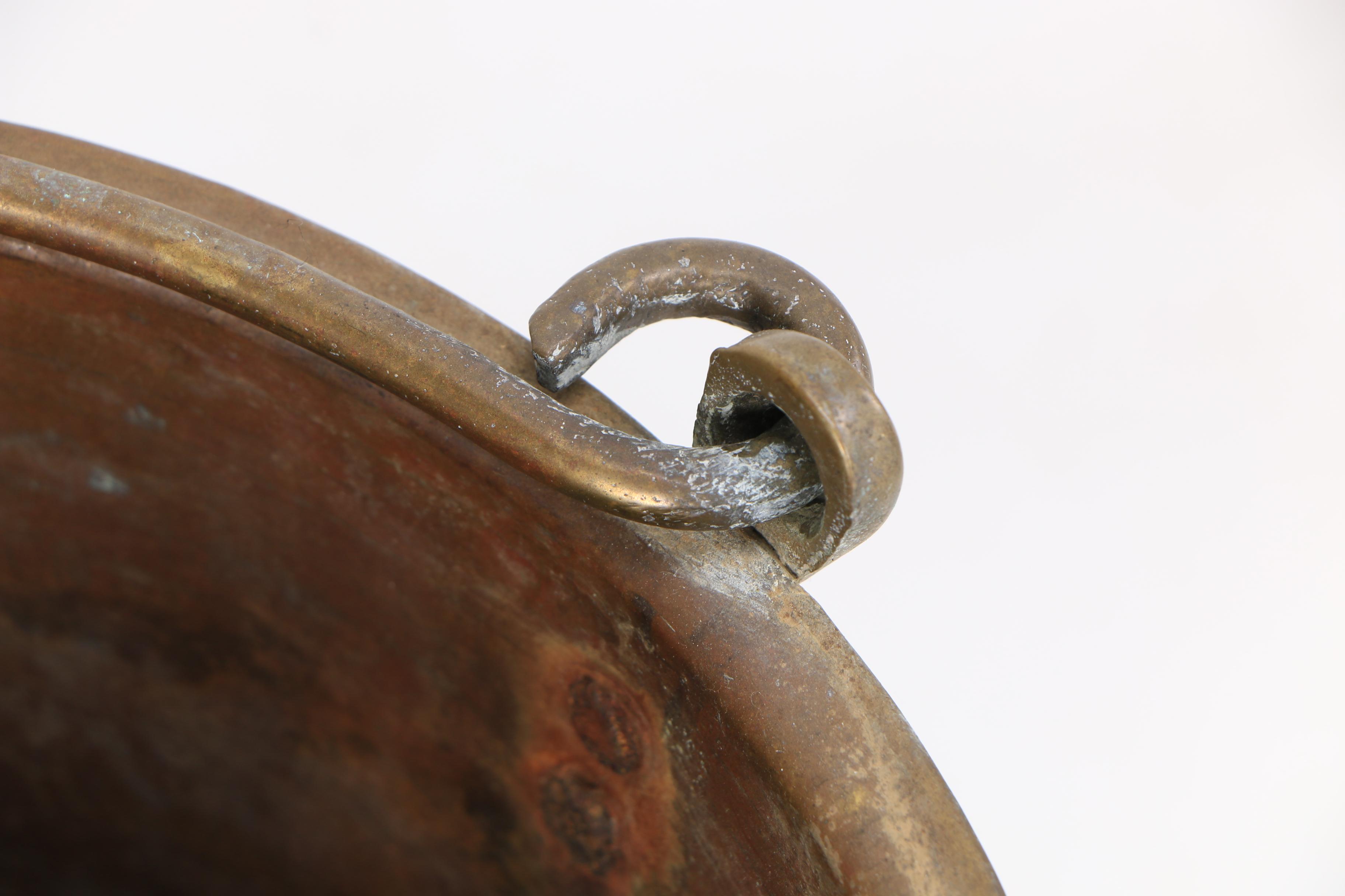 Metal Five-Piece Fireplace Tool Set with Brass Coal Bucket