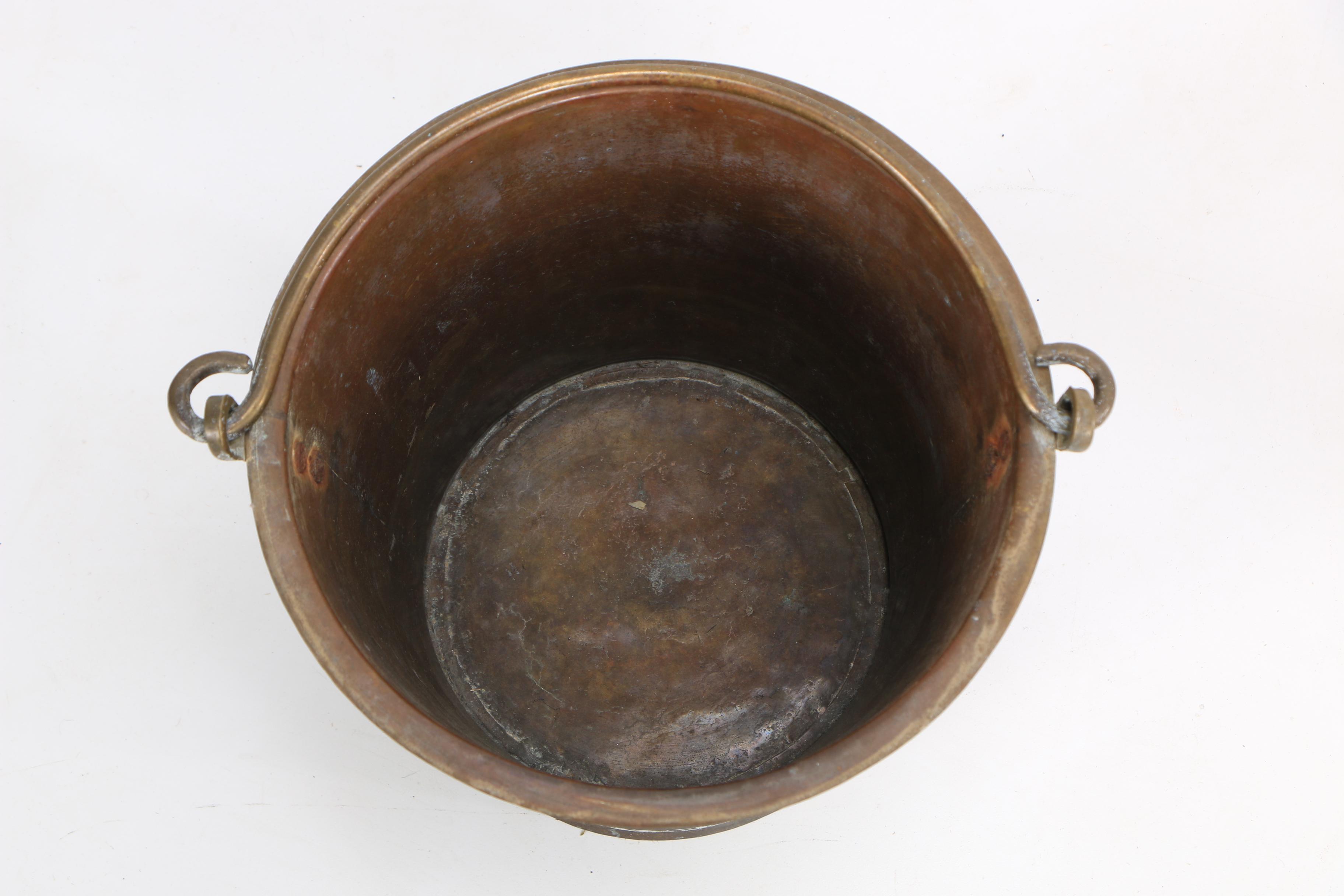 Metal Five-Piece Fireplace Tool Set with Brass Coal Bucket