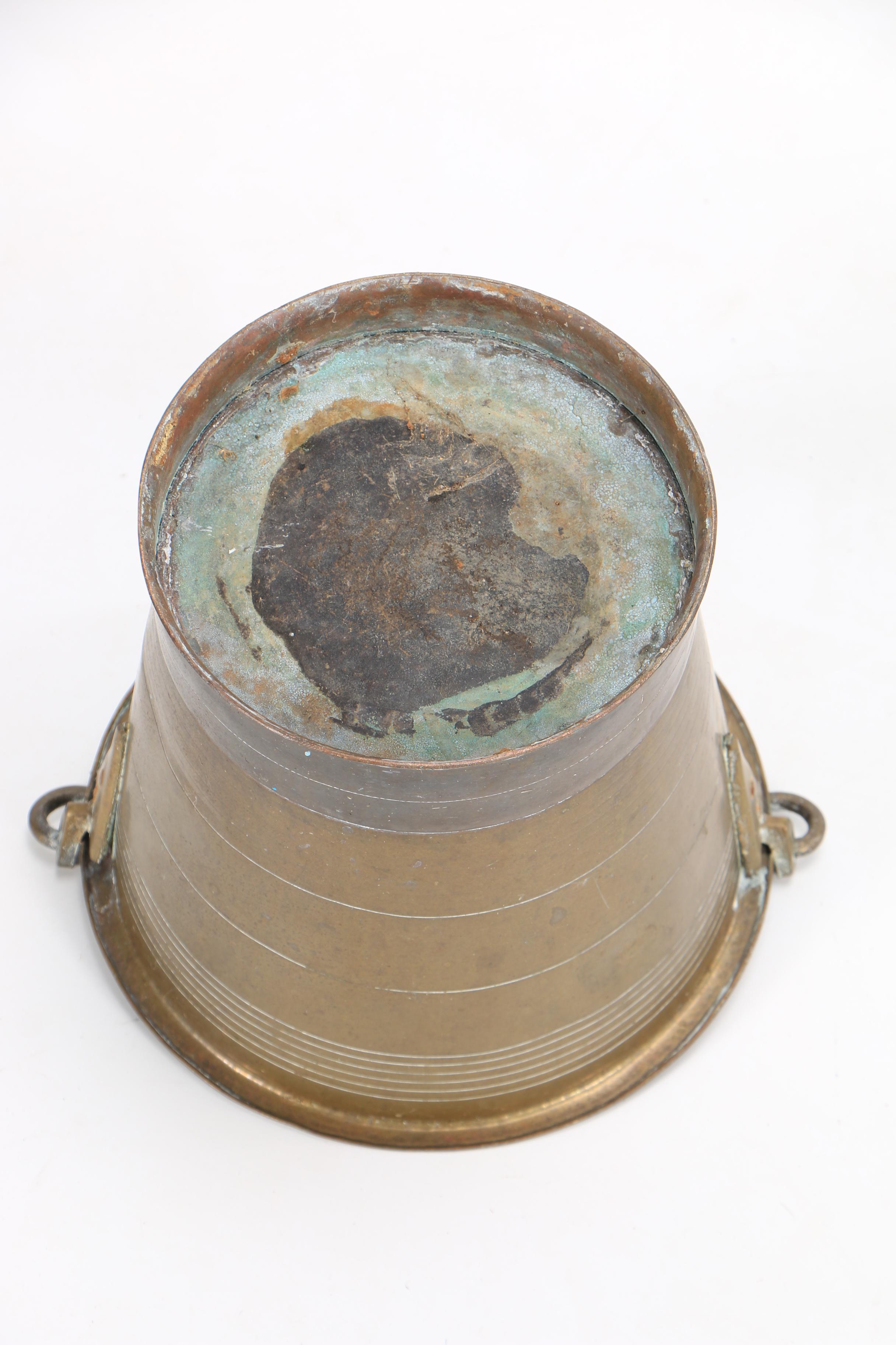 Metal Five-Piece Fireplace Tool Set with Brass Coal Bucket