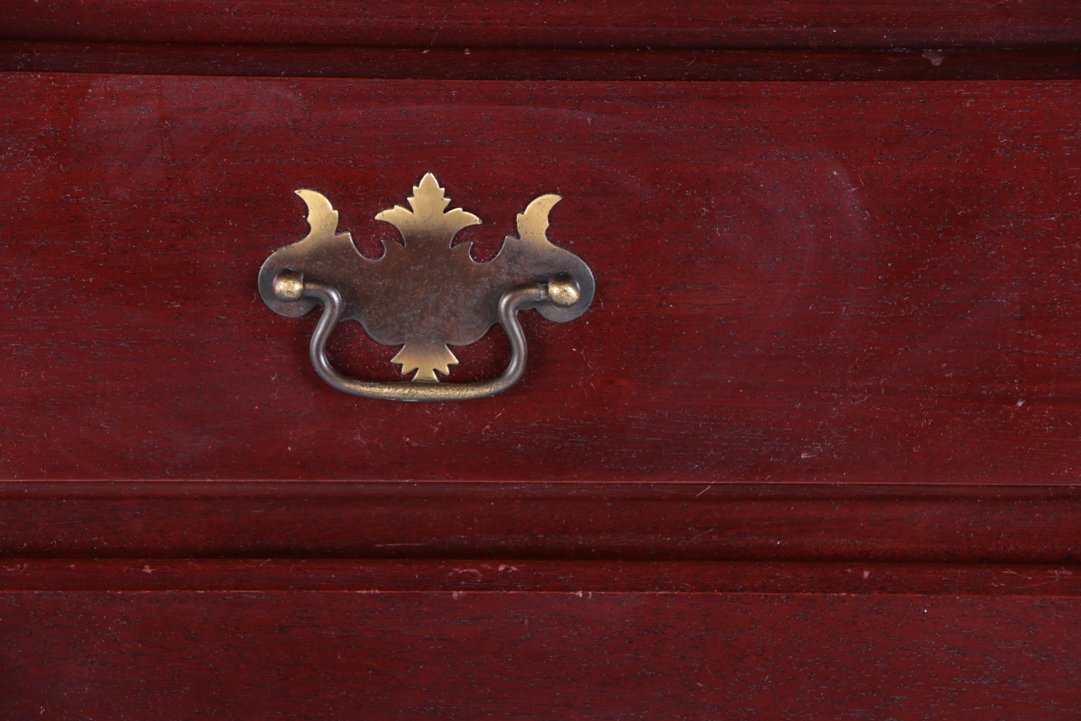 Vintage Chippendale Style Mahogany Chest on Chest by Hungerford