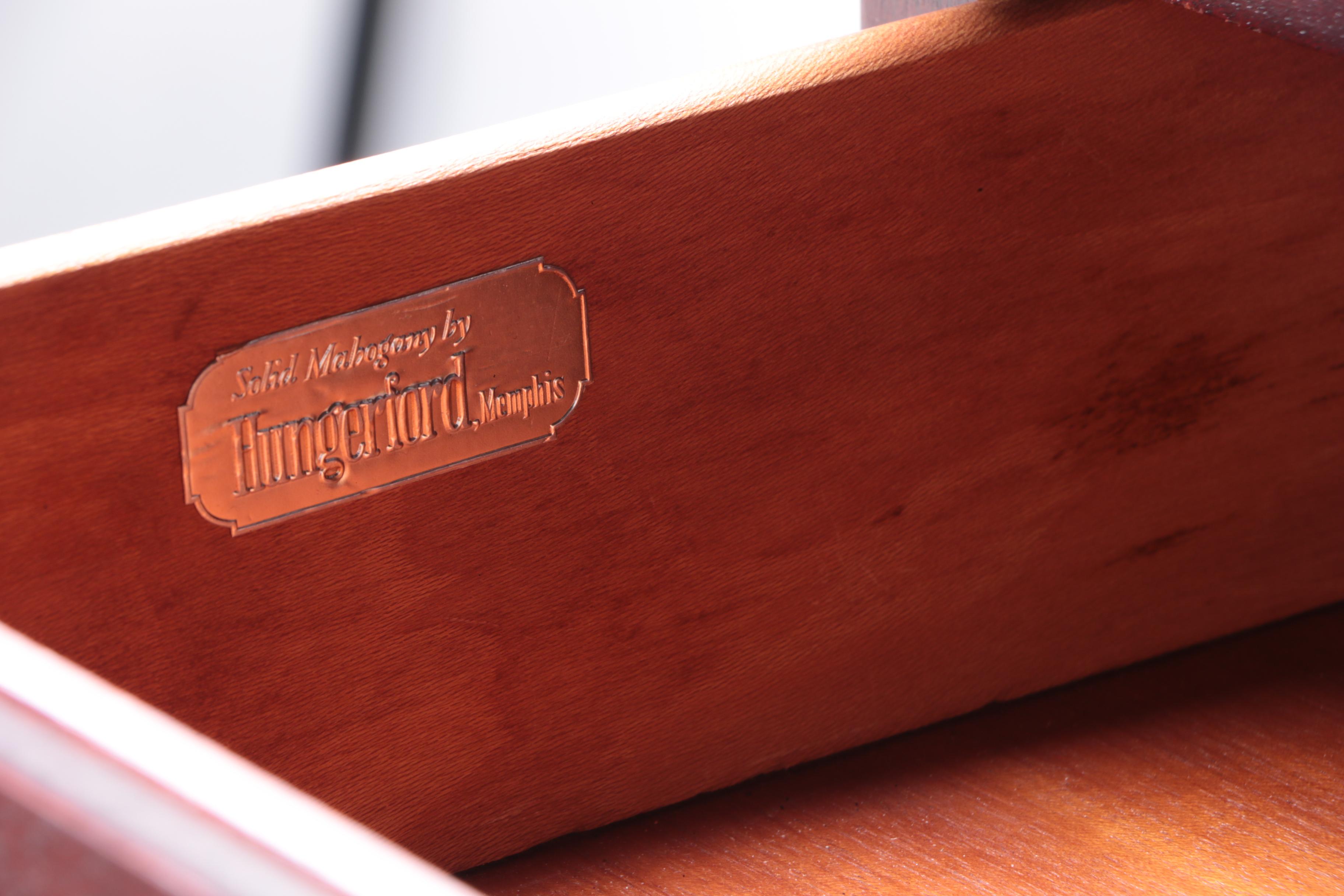 Vintage Chippendale Style Mahogany Chest on Chest by Hungerford