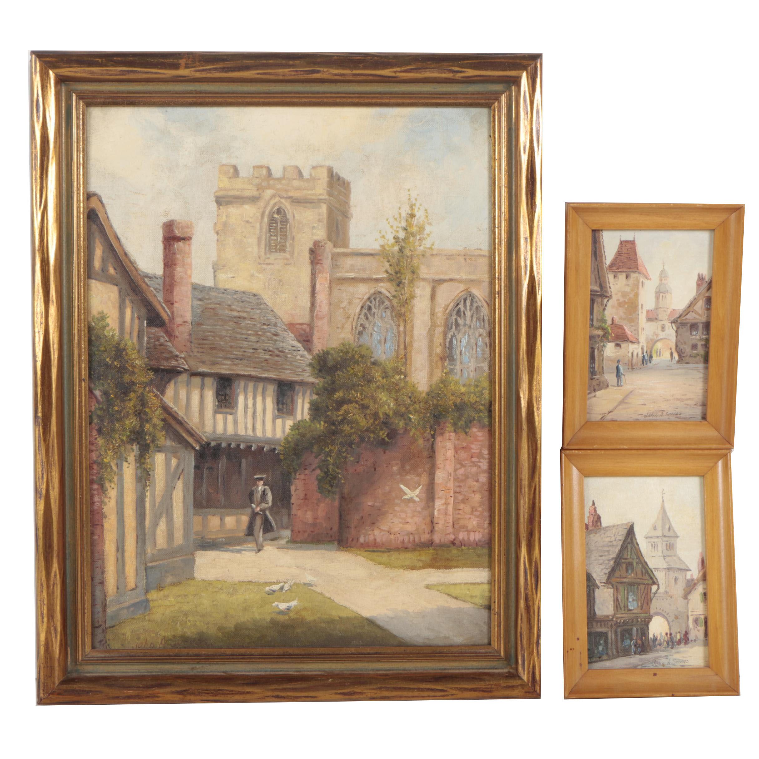 John A. Servas Oil Paintings