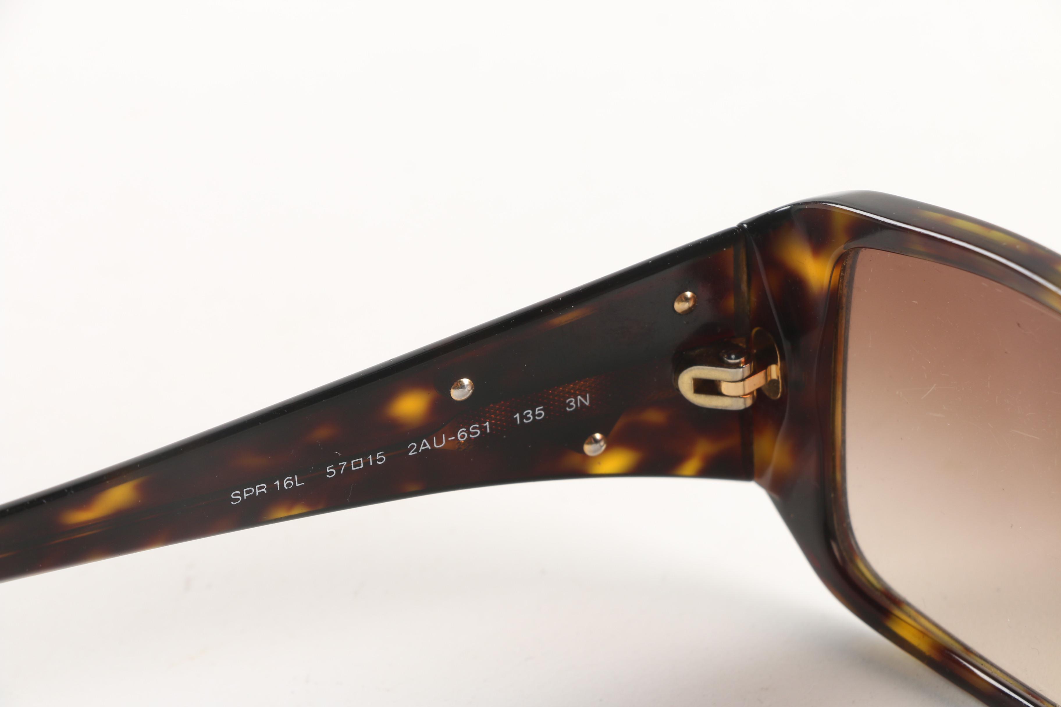 Prada Havana Tortoiseshell Style Sunglasses