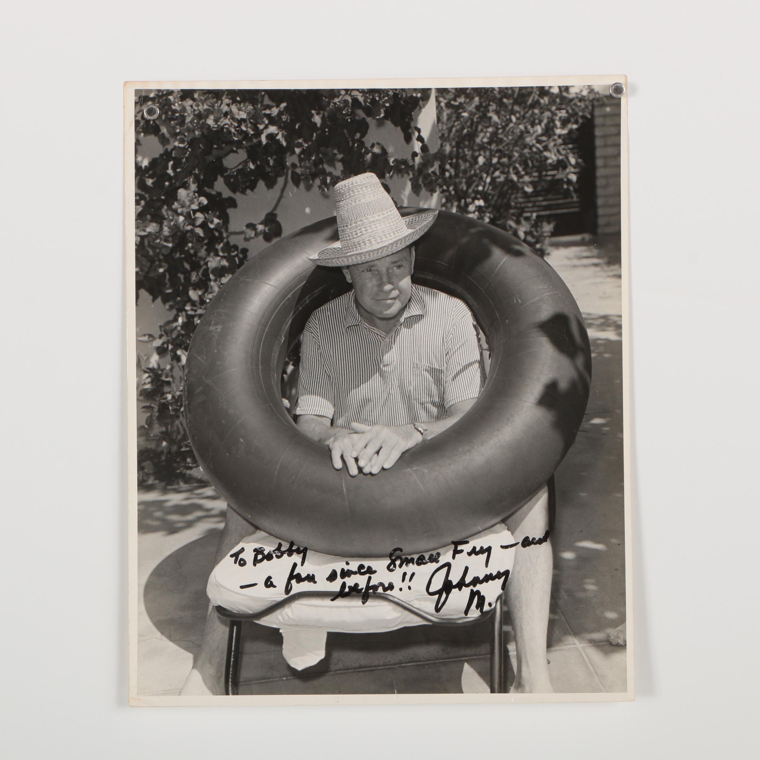 Johnny Mercer Autographed Celebrity Photograph