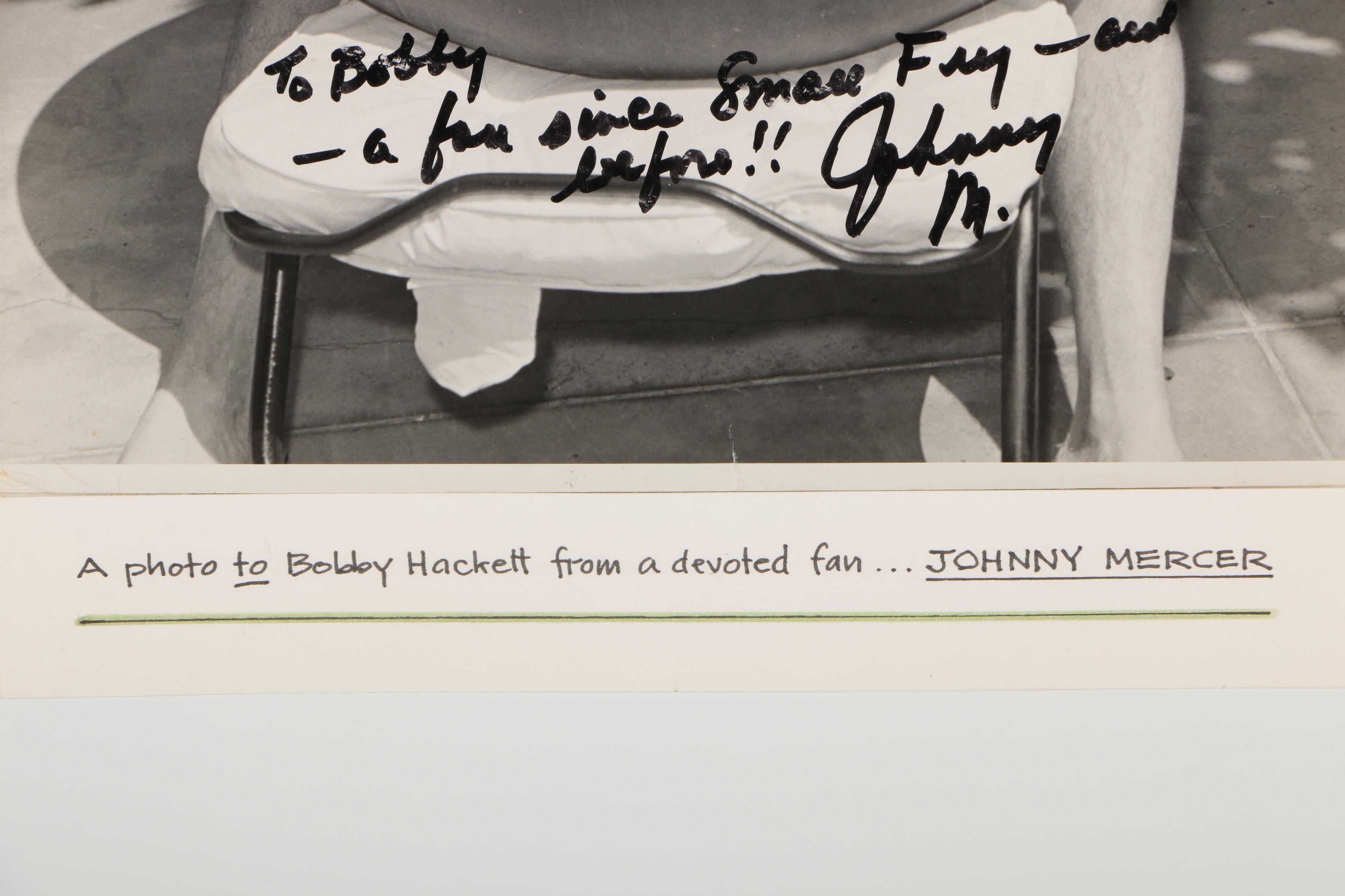 Johnny Mercer Autographed Celebrity Photograph