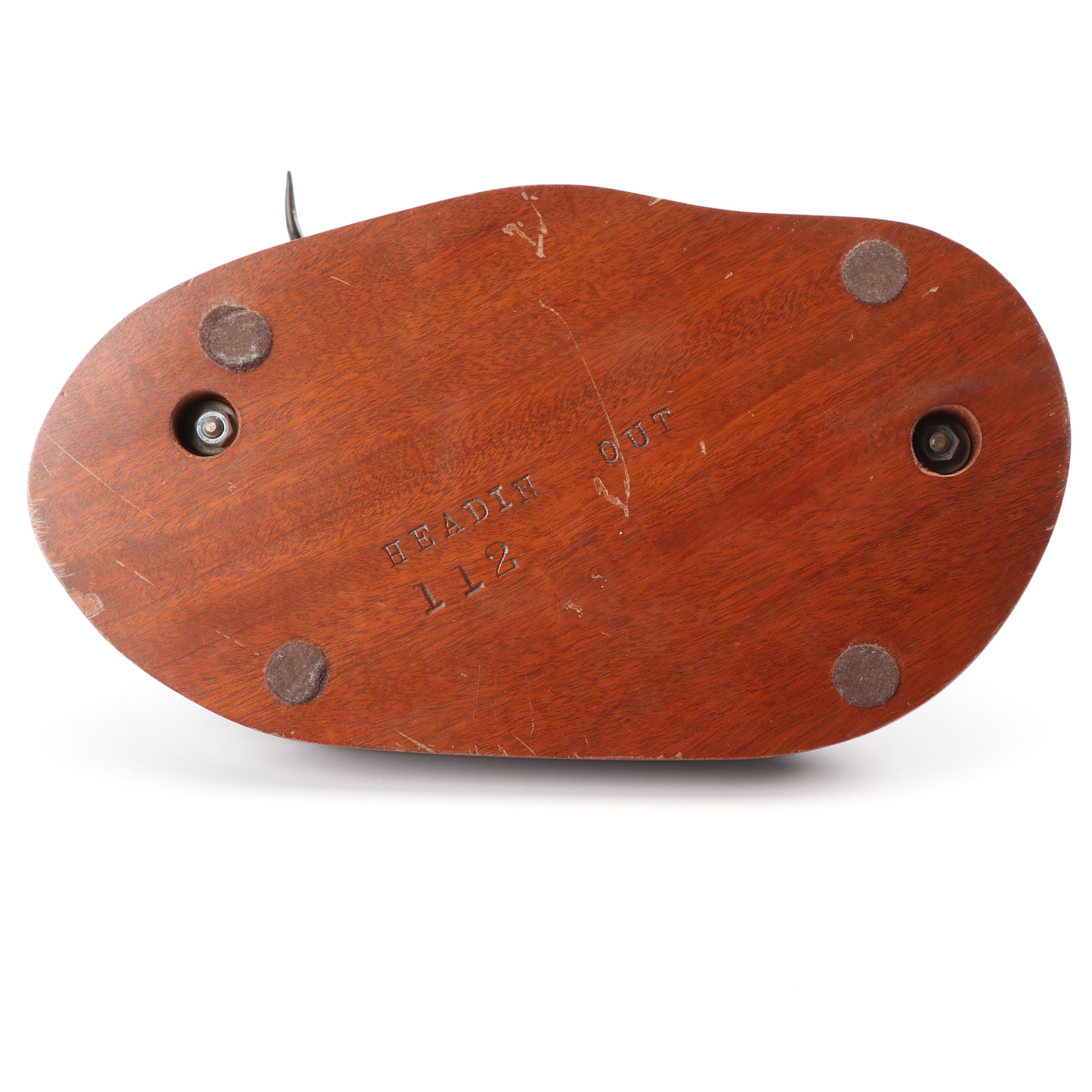 Sid Burns Bronze Sculpture "Headin Out"