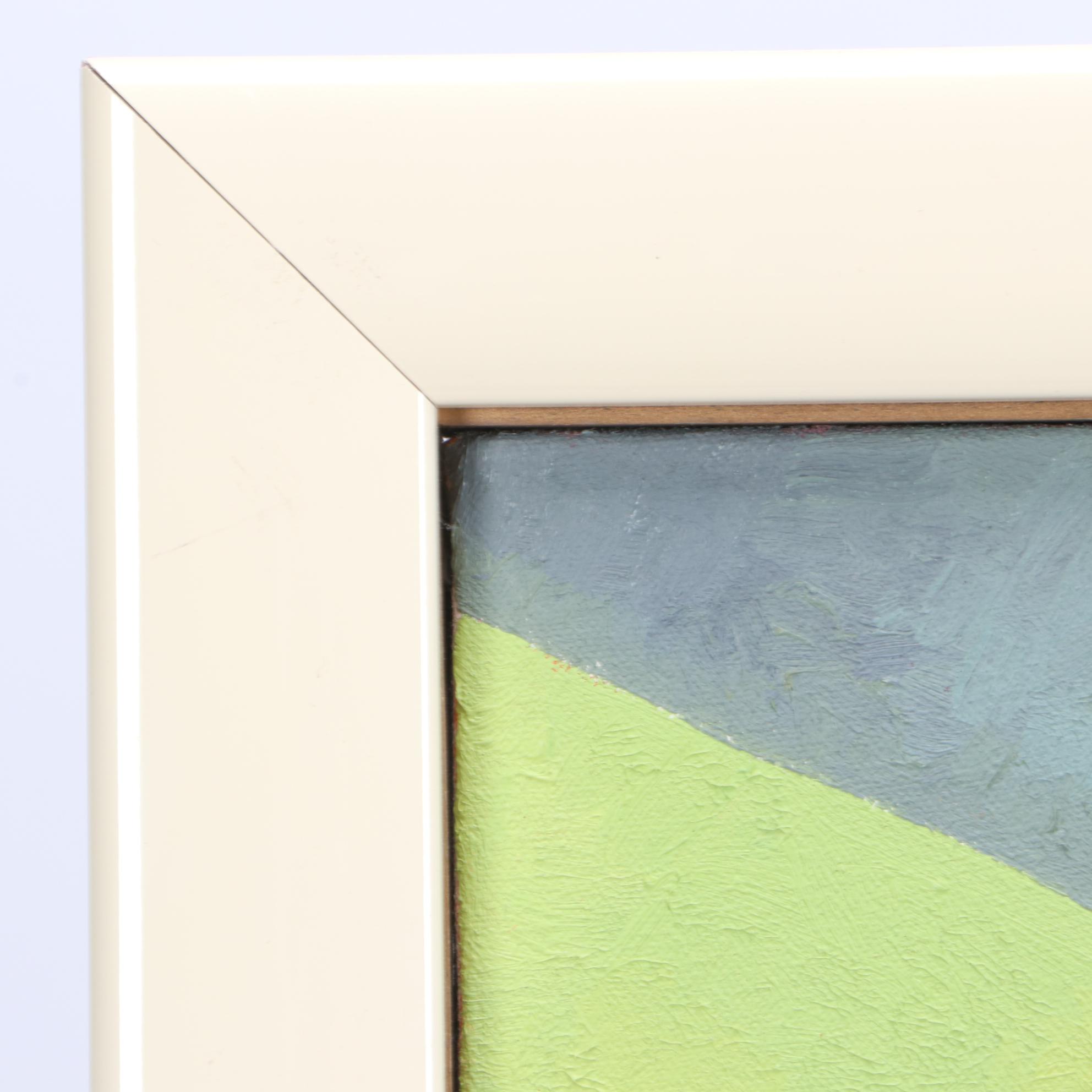 Gail Marcus-Orlen Contemporary Surrealist Oil Painting "Small Mystery Room"