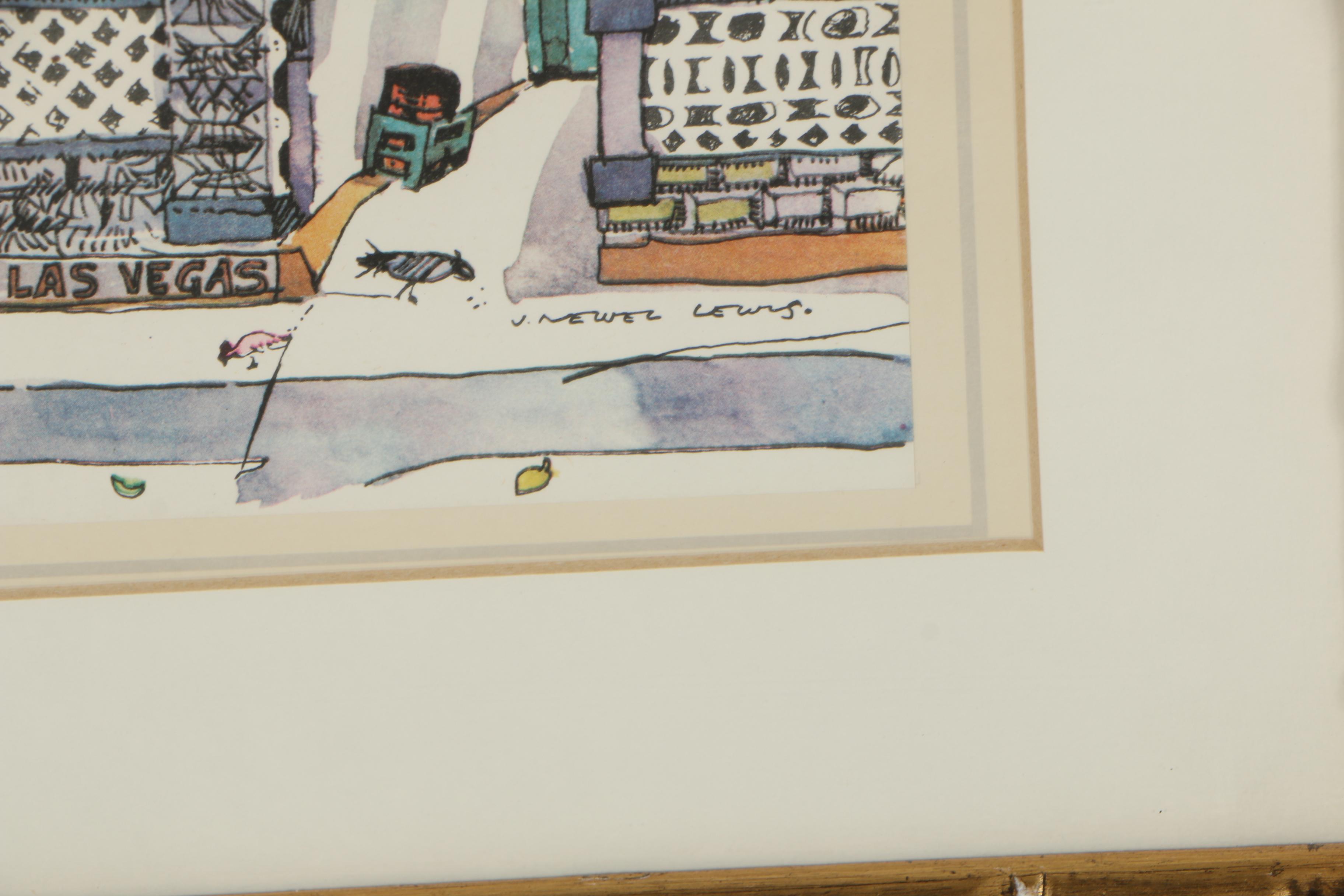 Offset Lithographs after John Newel Lewis of Trinidad and Tobago