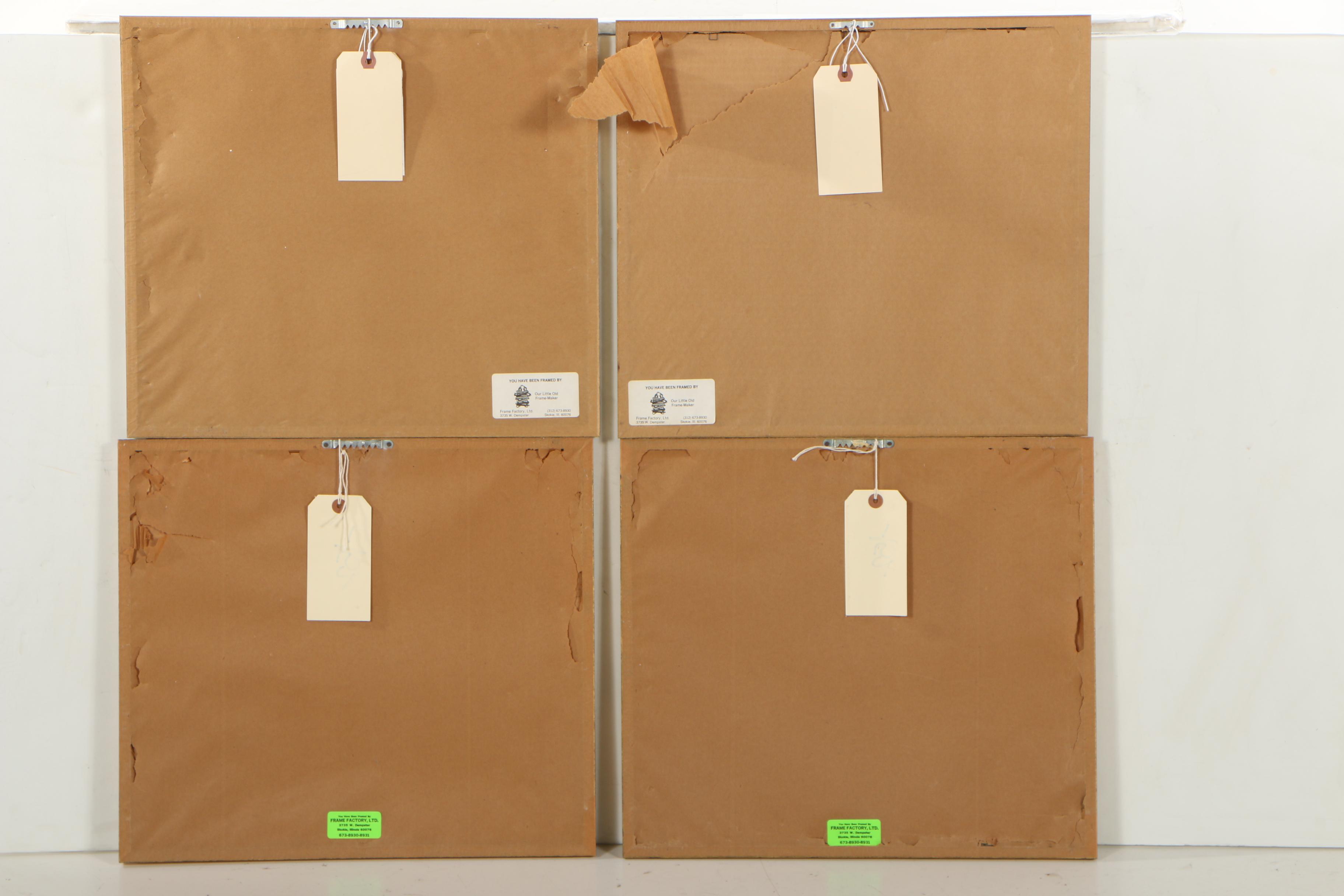 Offset Lithographs after John Newel Lewis of Trinidad and Tobago