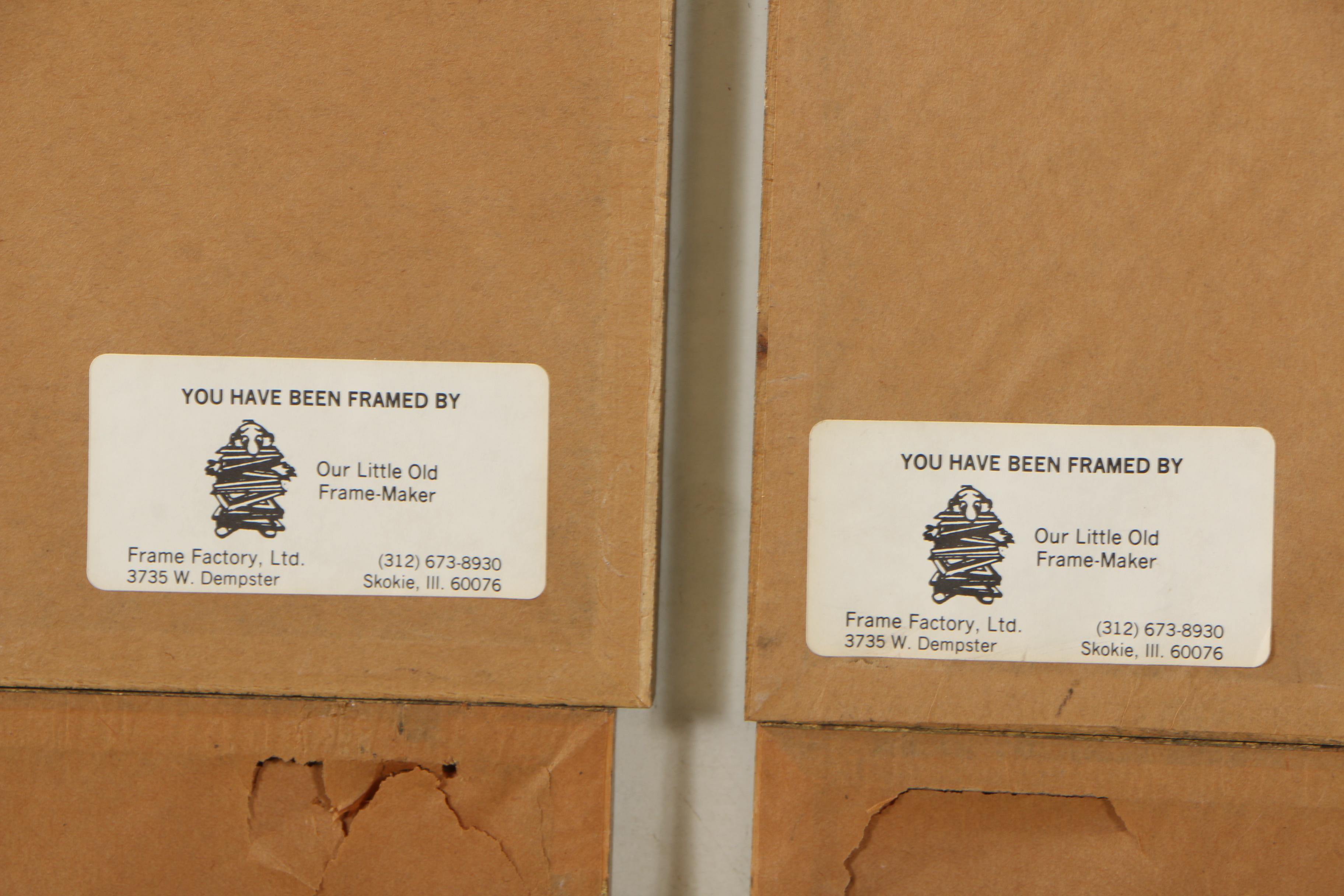 Offset Lithographs after John Newel Lewis of Trinidad and Tobago