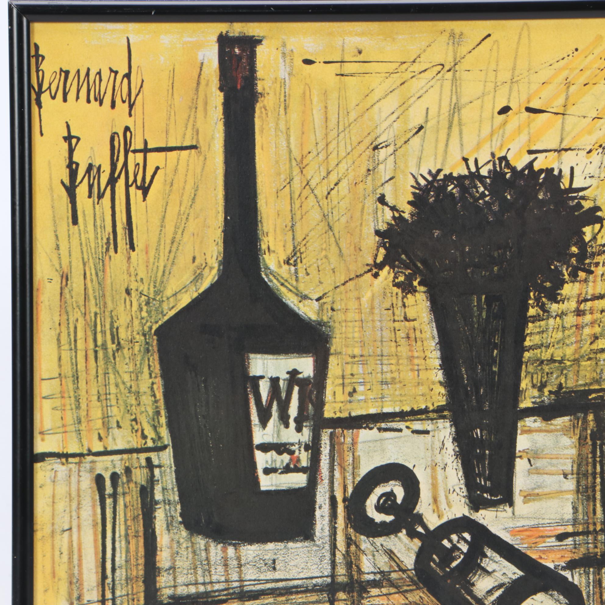 Framed Ella Fitzgerald Album Cover Featuring Artwork by Bernard Buffet