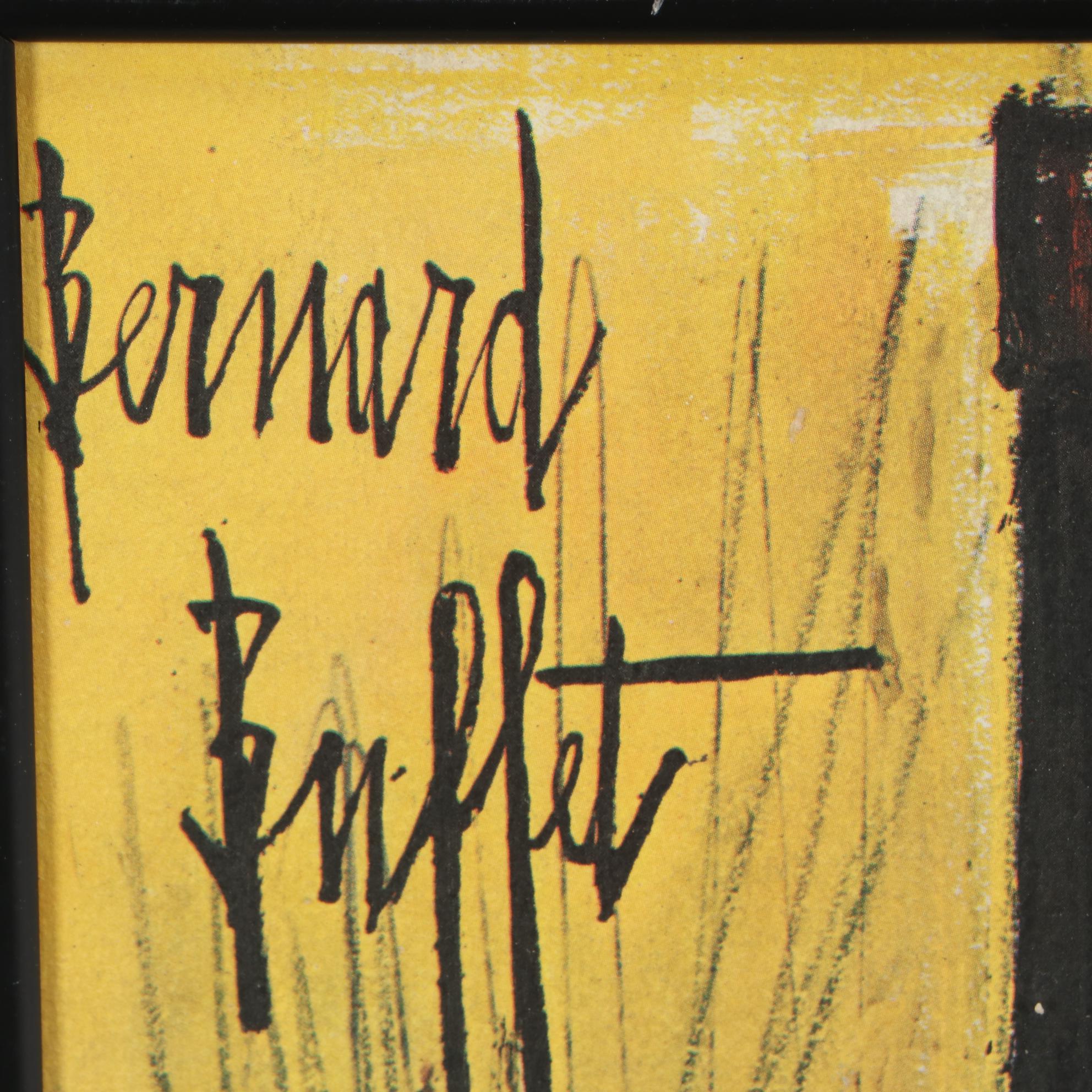 Framed Ella Fitzgerald Album Cover Featuring Artwork by Bernard Buffet