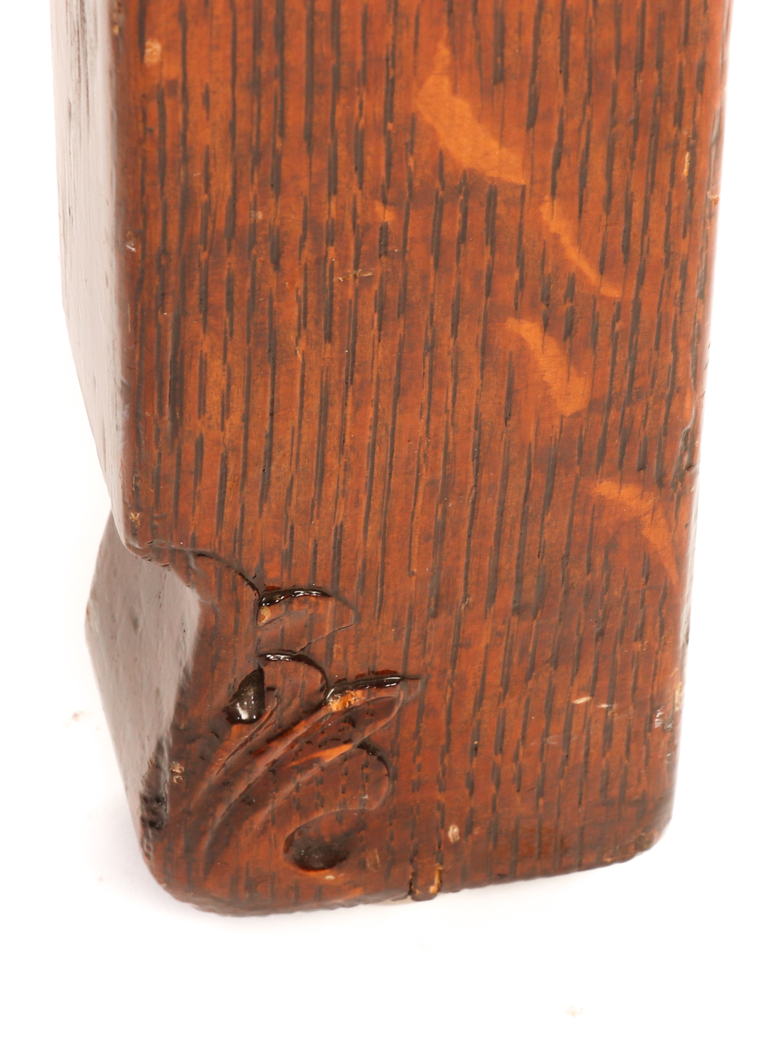 Early 20th Century Tiger Oak Library Table