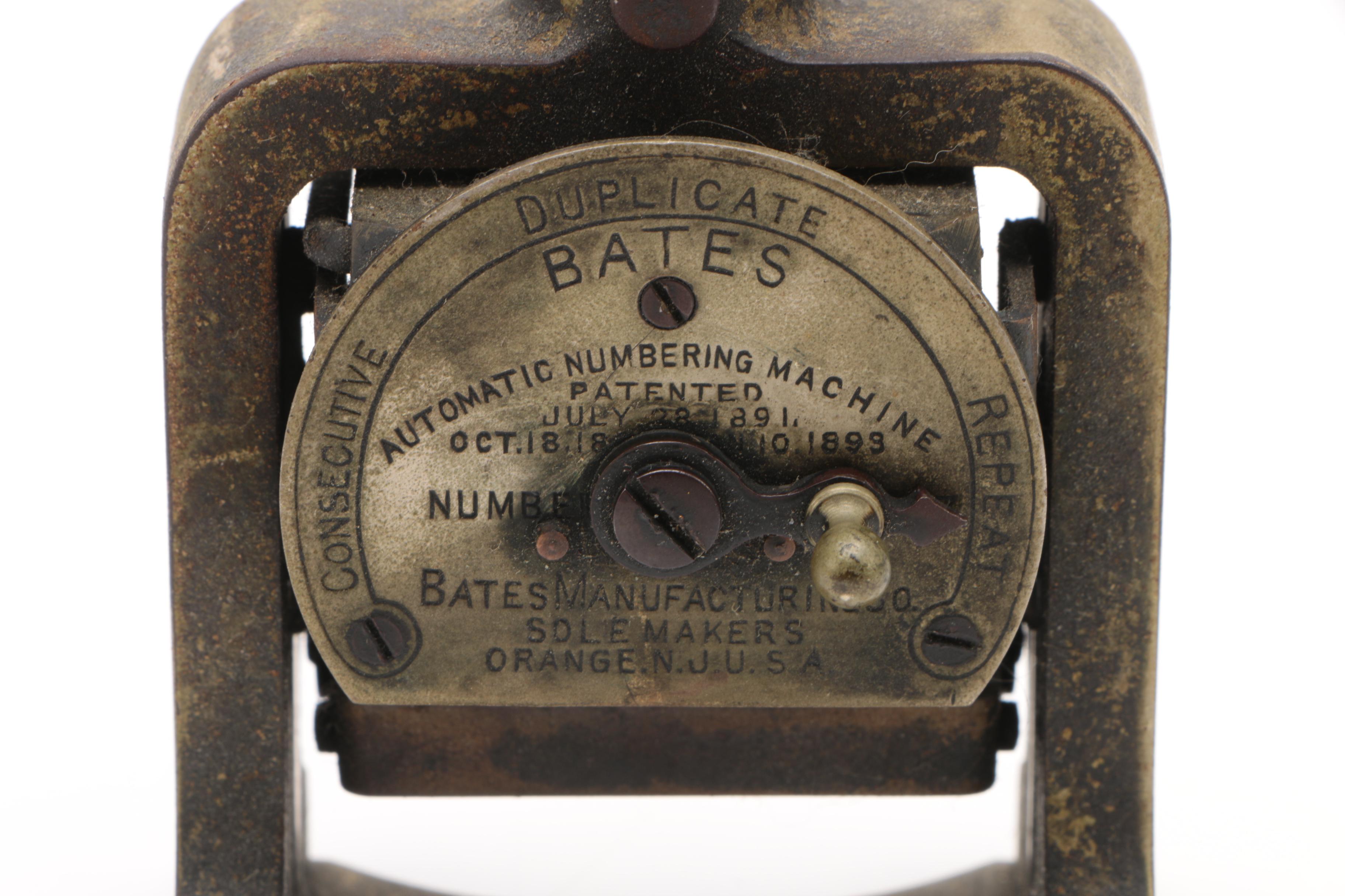 Bates Automatic Numbering Machine