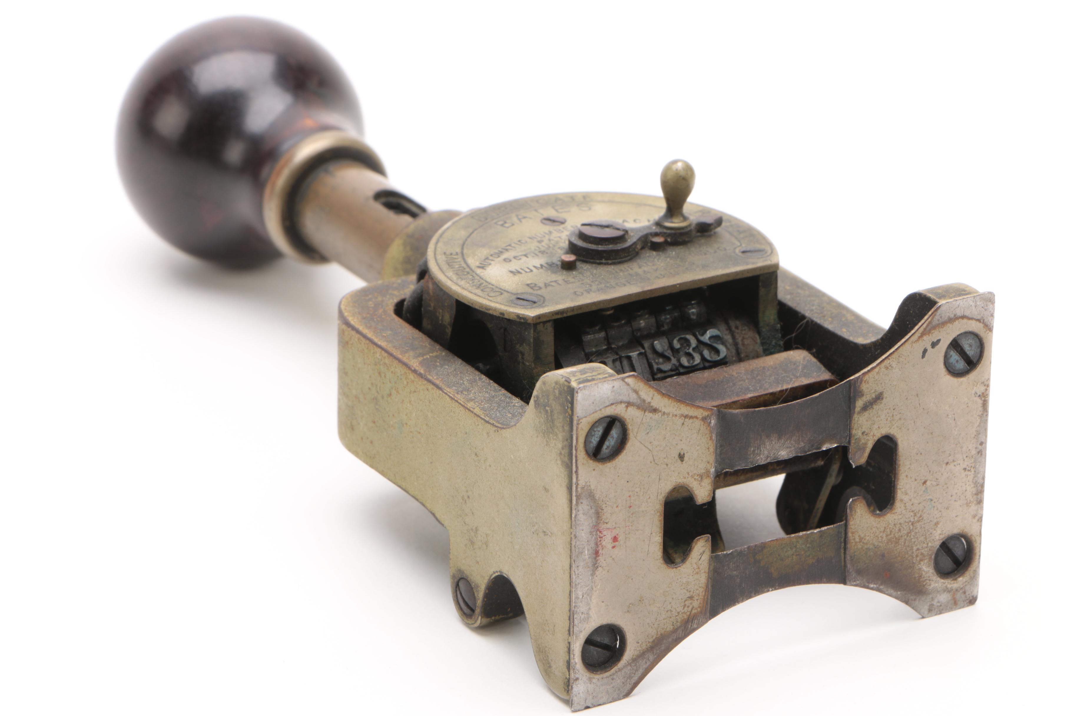 Bates Automatic Numbering Machine