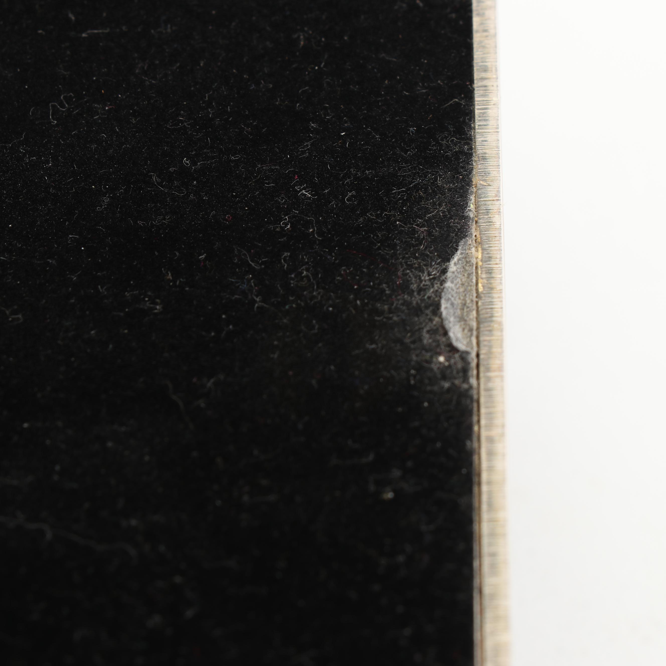 Godinger Silver Art Co. Silver Plate Floral Motif Jewelry Box with Velvet Lining