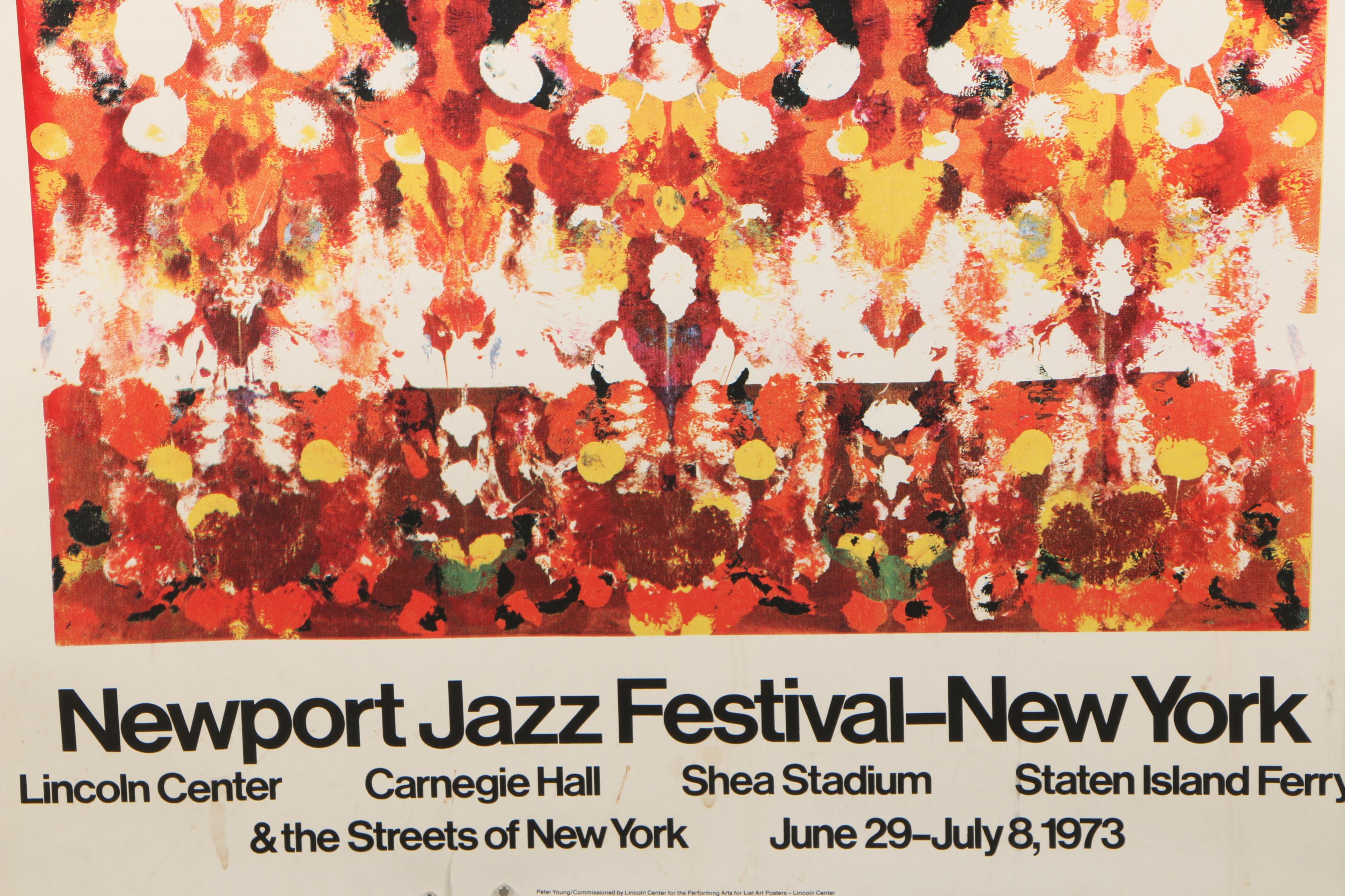 1973 Newport Jazz Festival - New York Offset Lithograph Poster