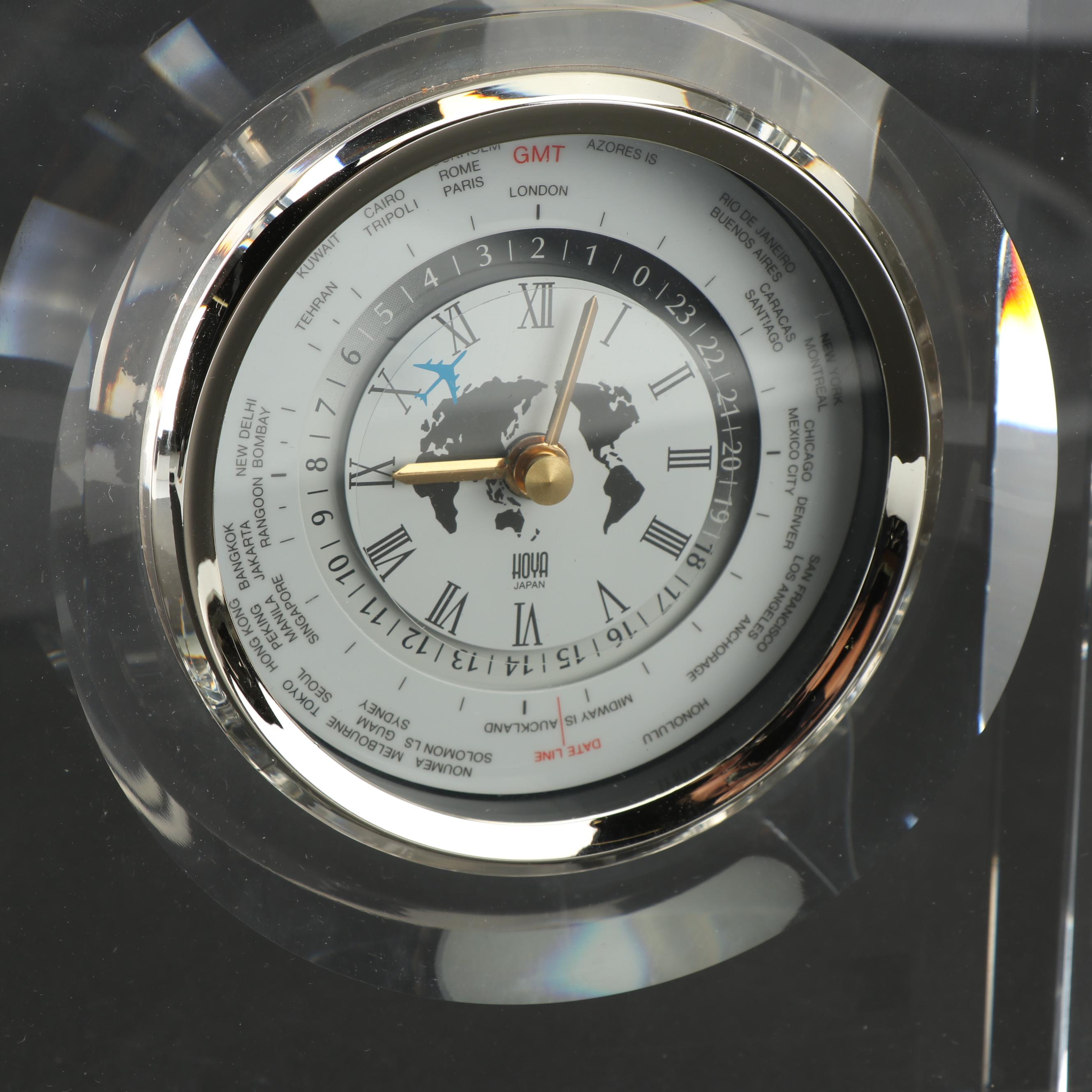HOYA Crystal World Clock