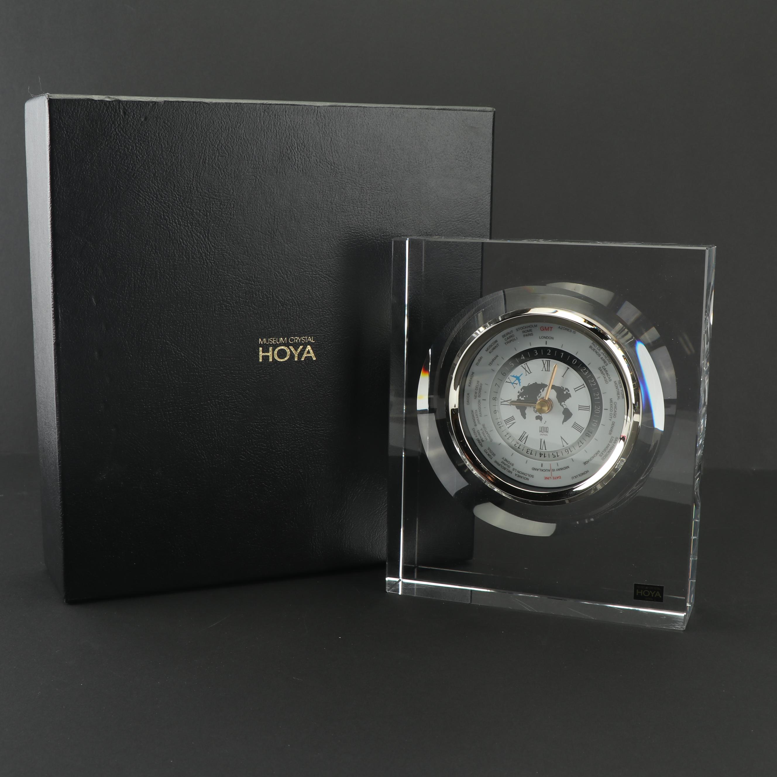 HOYA Crystal World Clock