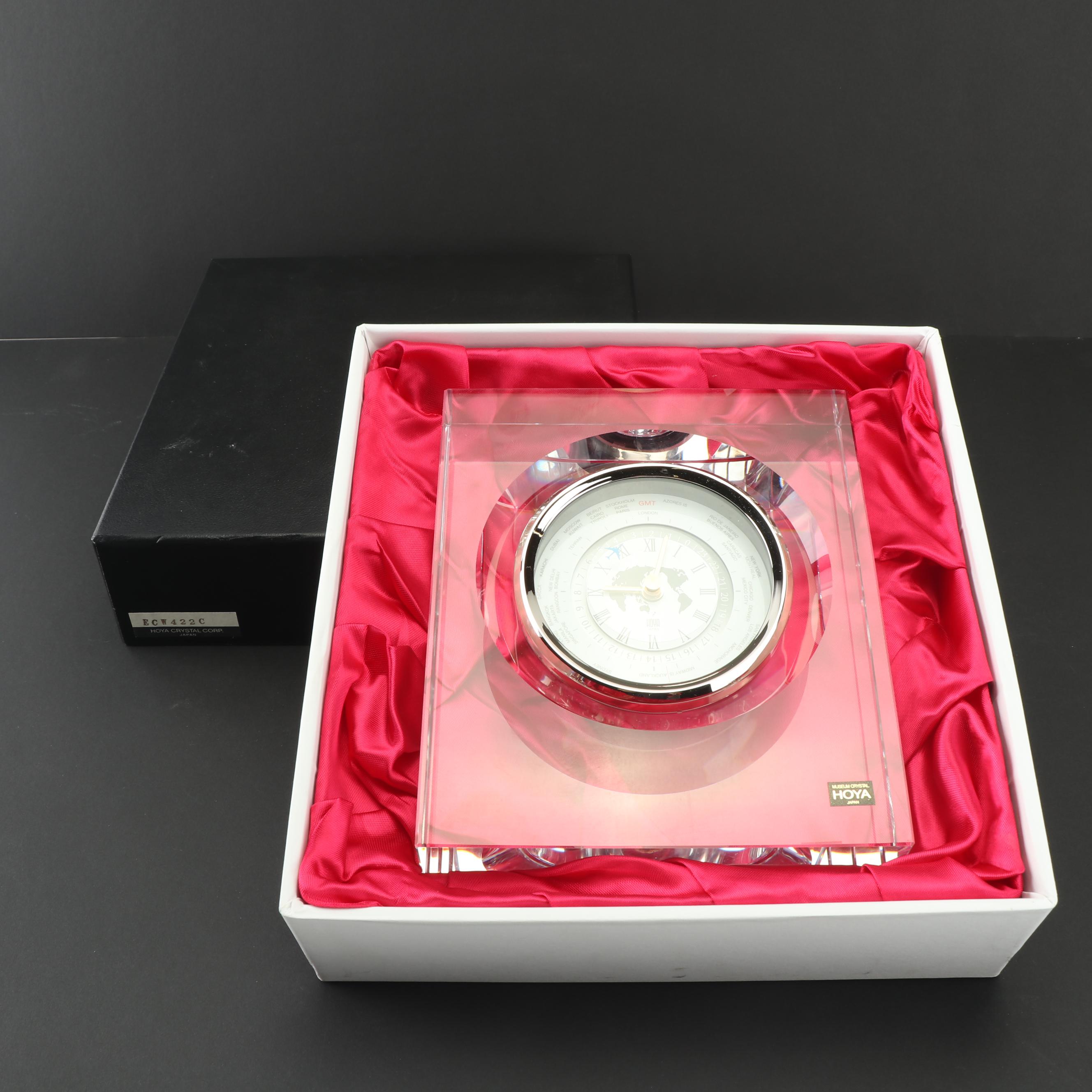 HOYA Crystal World Clock